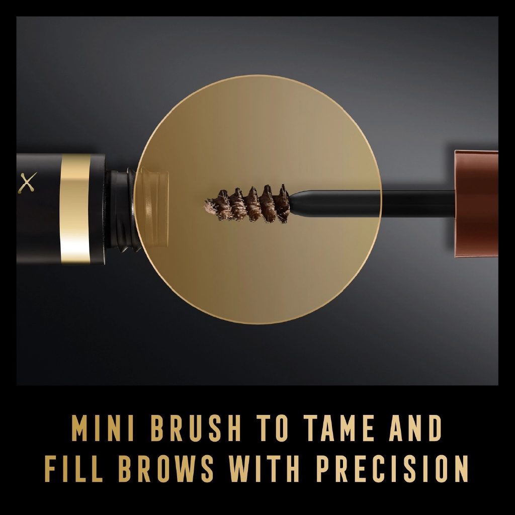 Max Factor, 2000 Calorie Volumizing Brow Gel Brown 003, Thickening and defining eyebrow gel