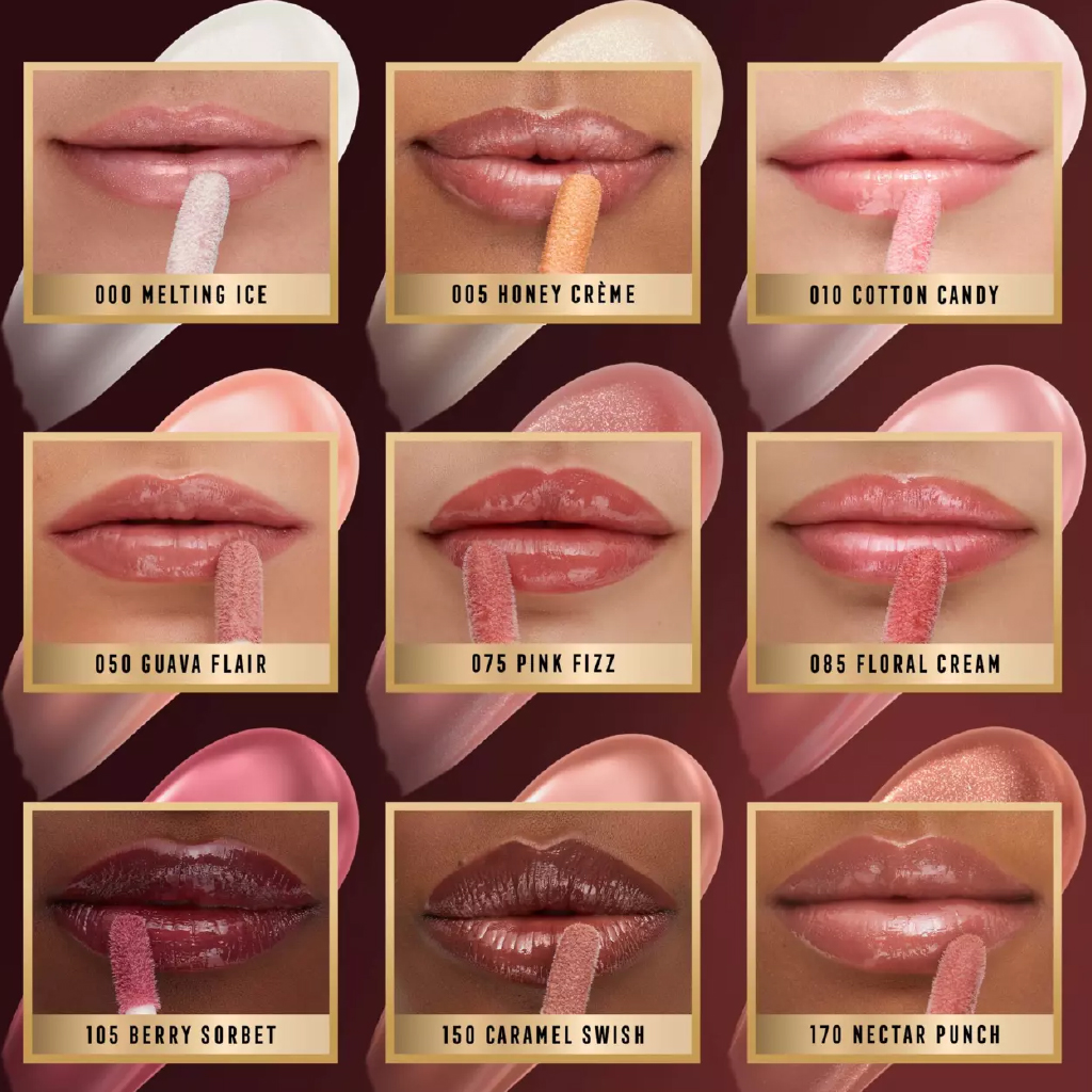 Max Factor, 2000 Calorie Lip Glaze 005 Honey Crème, Moisturizing lip gloss with honey crème shade