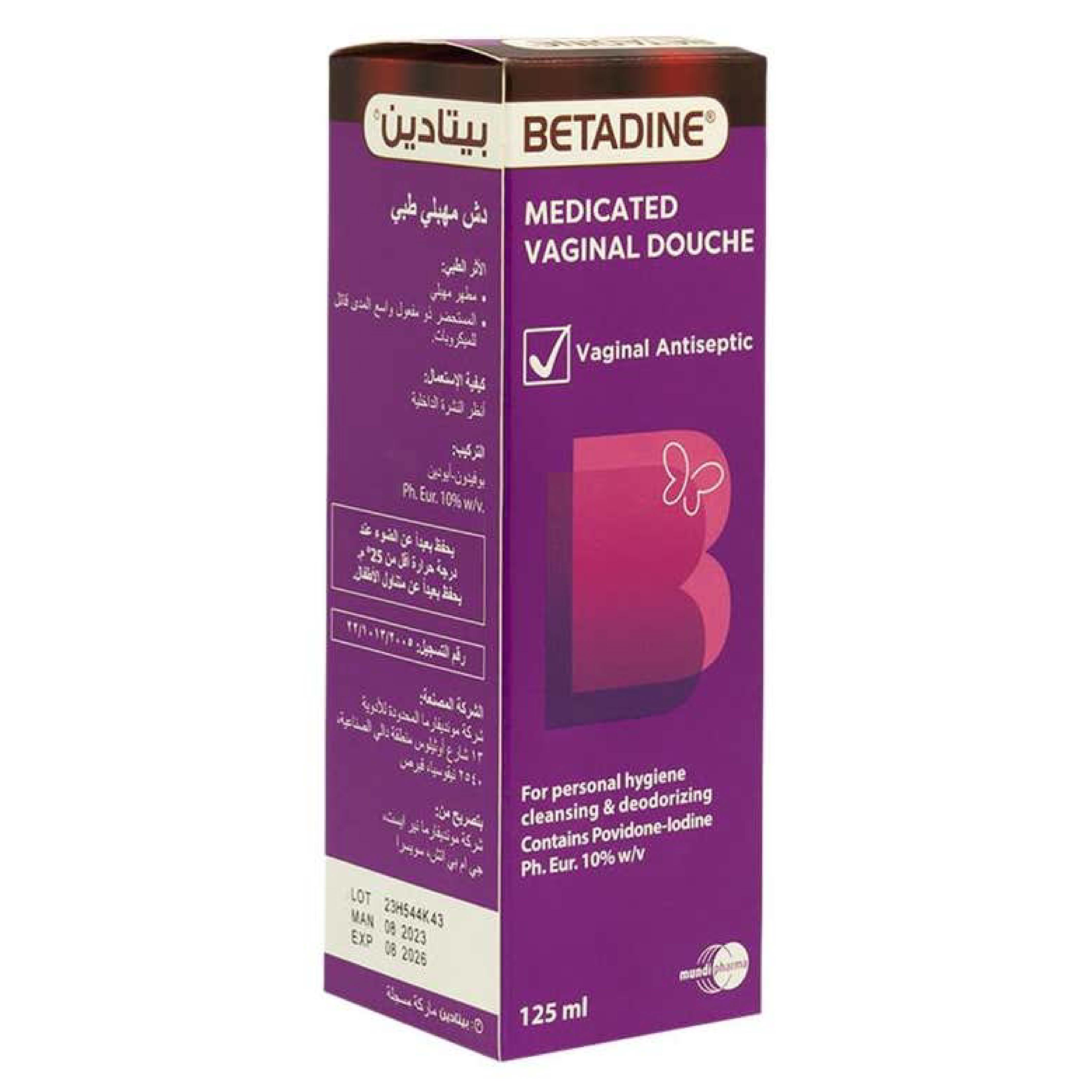 Betadine Douche 10% 125 ml