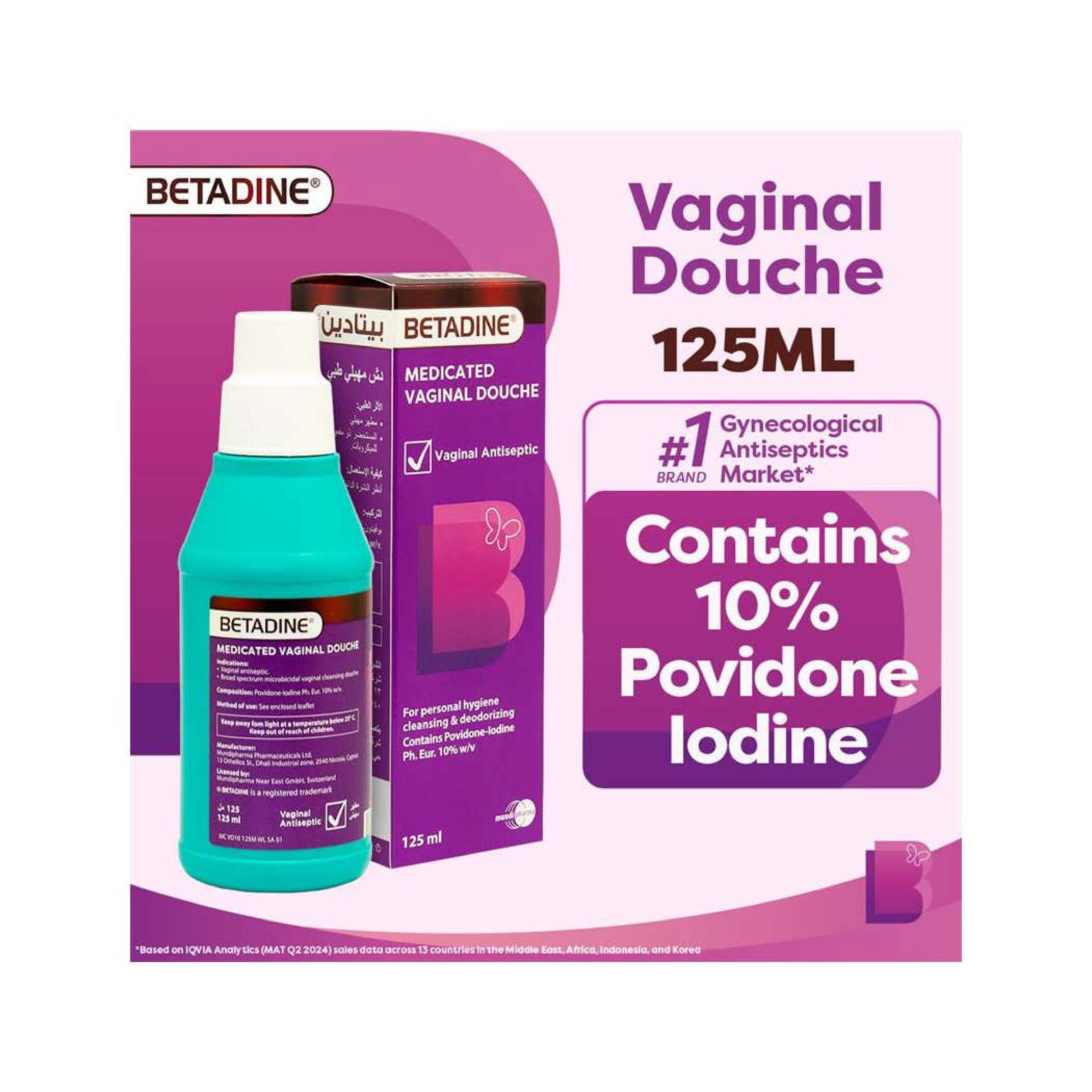 Betadine Douche 10% 125 ml