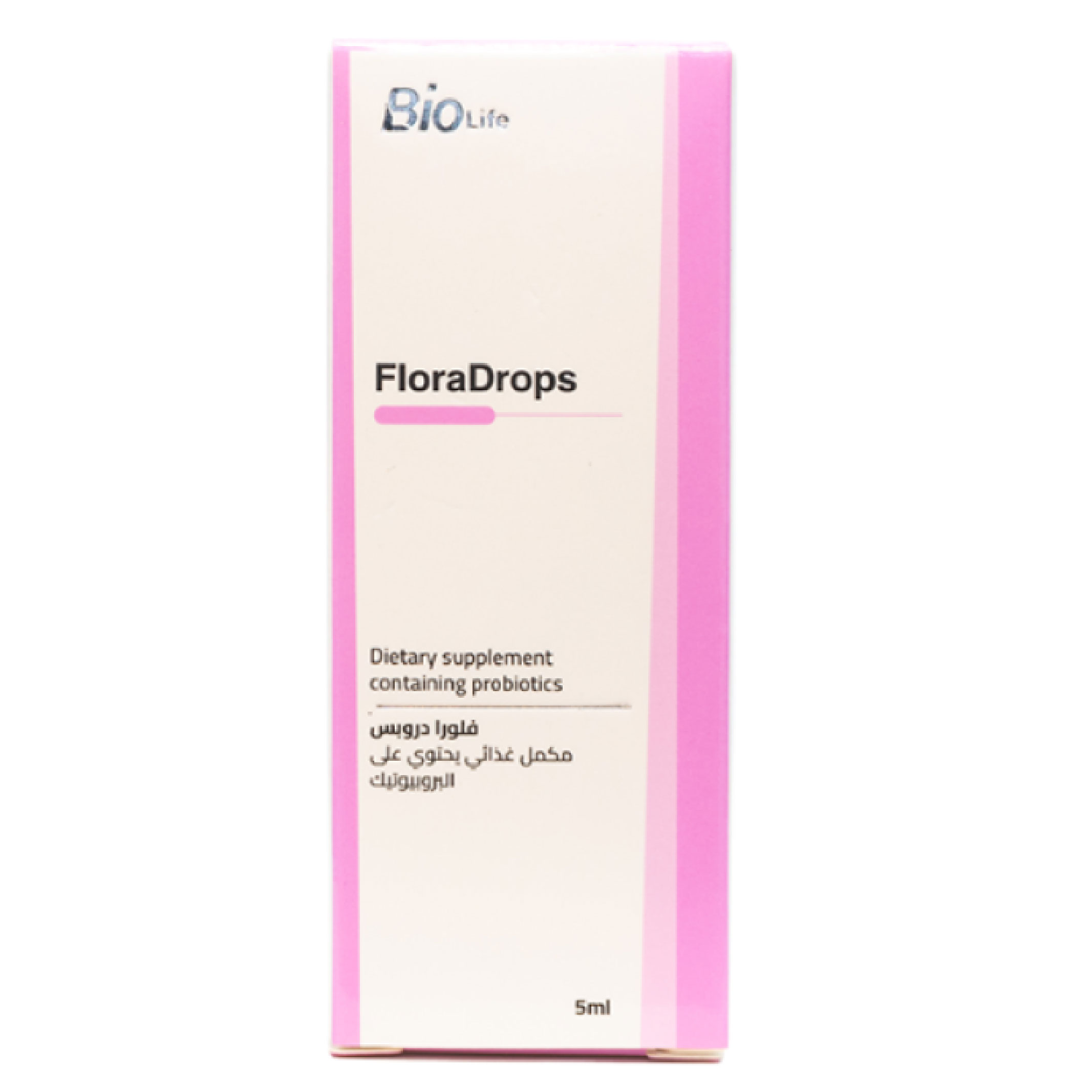 Flora Drops, Probiotic Oral Drops, Supports digestive health with live cultures, 5ml