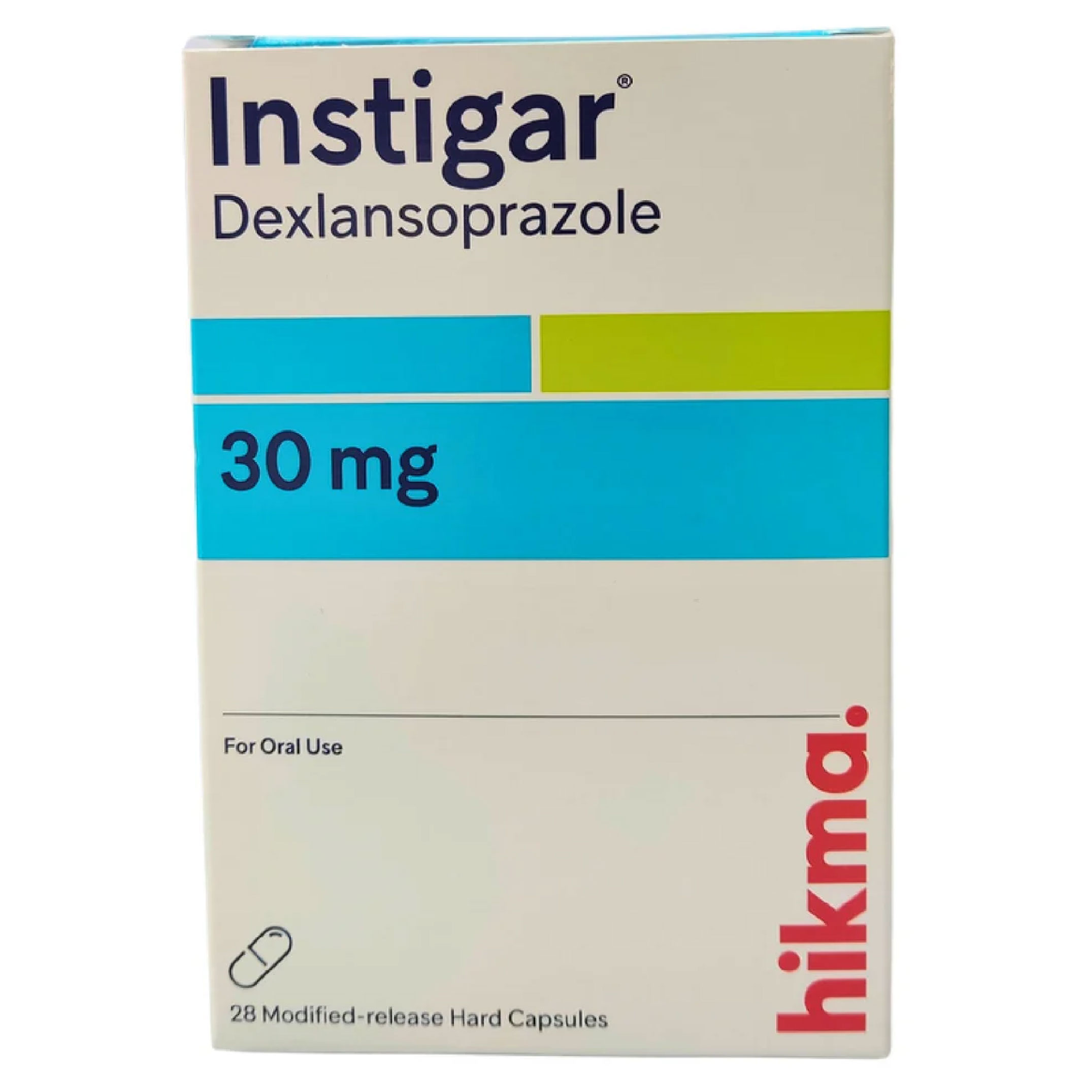 Instigar, 30mg Prescription Capsules, Prescription medication for specific health conditions, 28 capsules