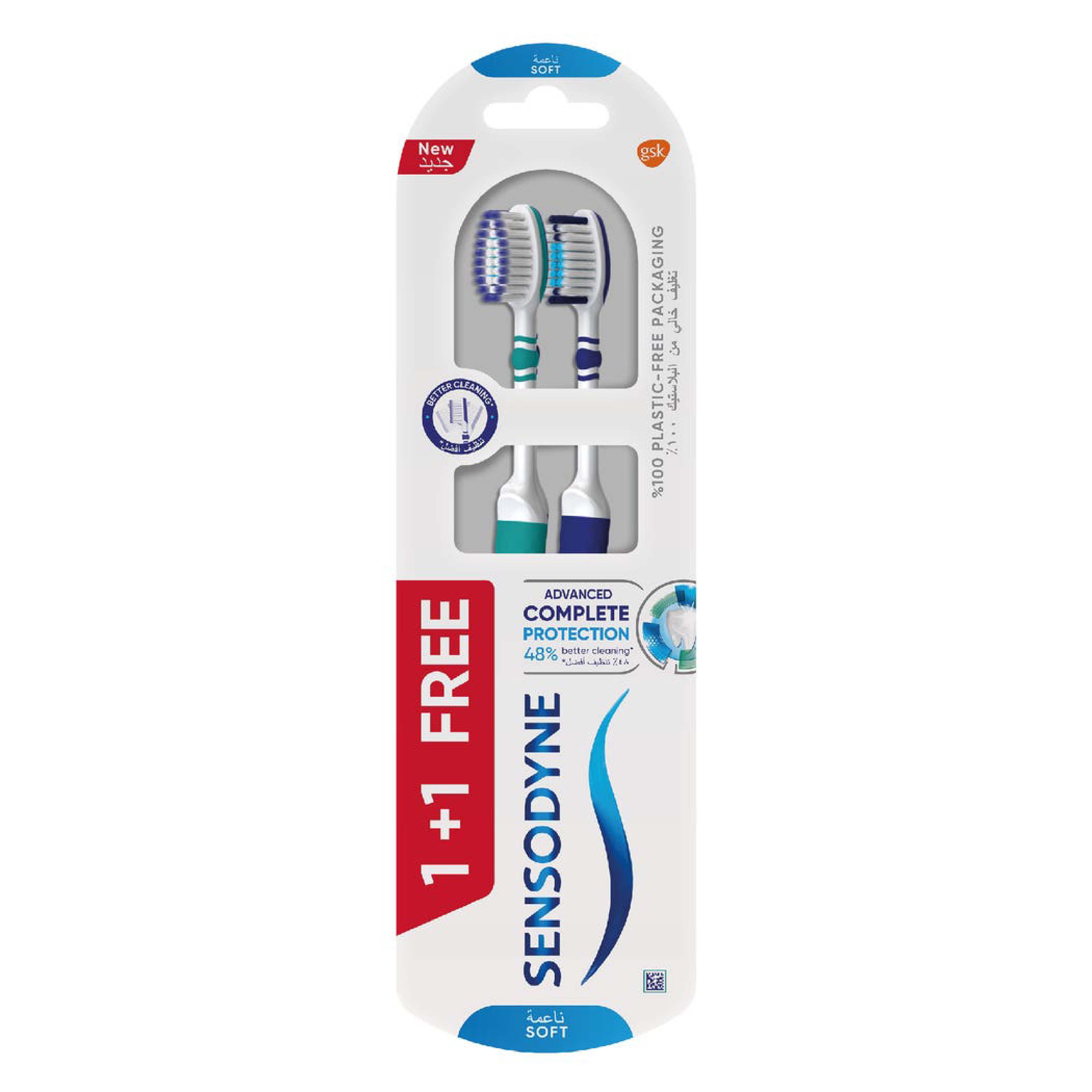 Sensodyne, Repair & Protect Toothbrush, Toothbrush for enamel repair and protection, 2 pieces