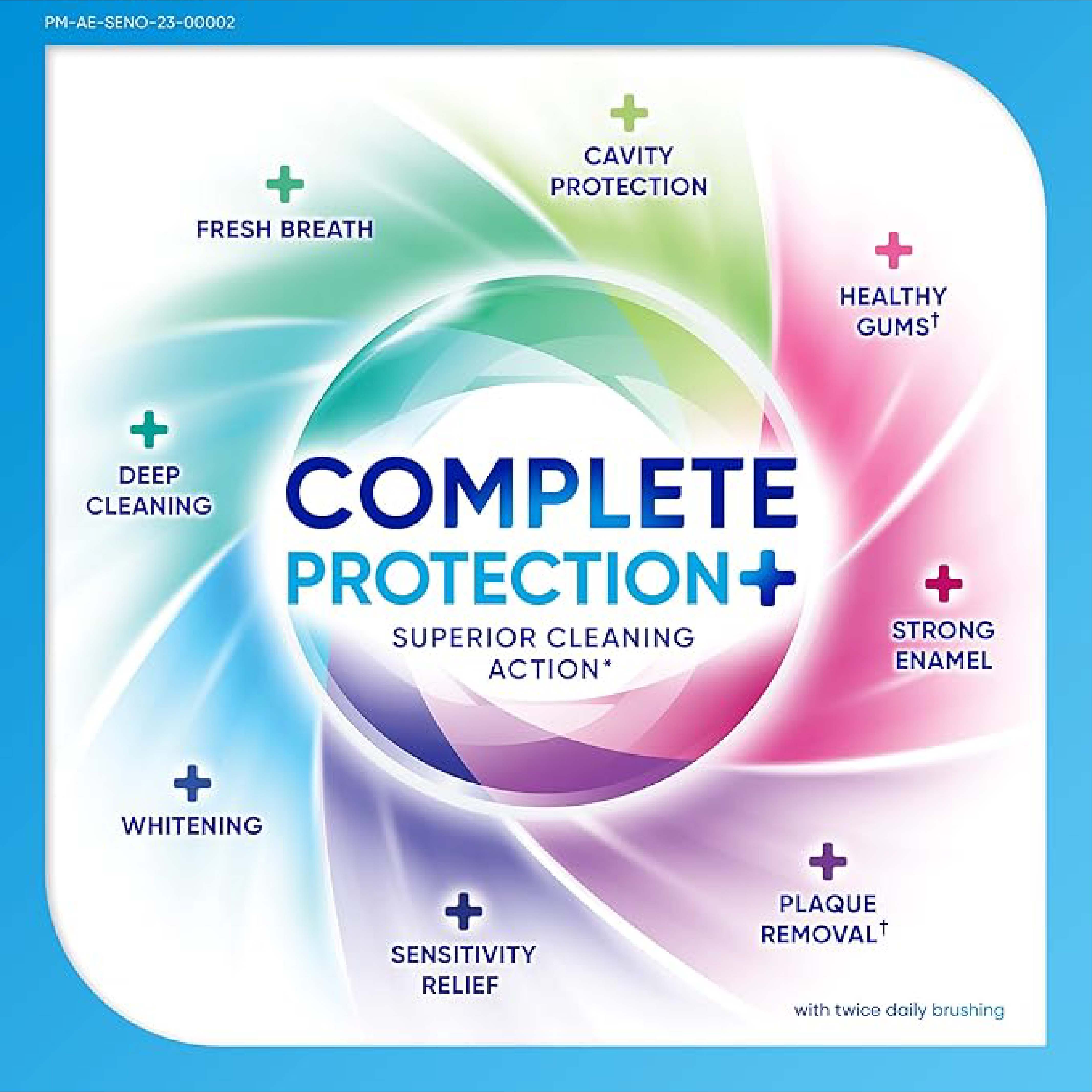 Sensodyne, Complete Protection White Toothpaste, Whitening and protective toothpaste for sensitive teeth, 75ml