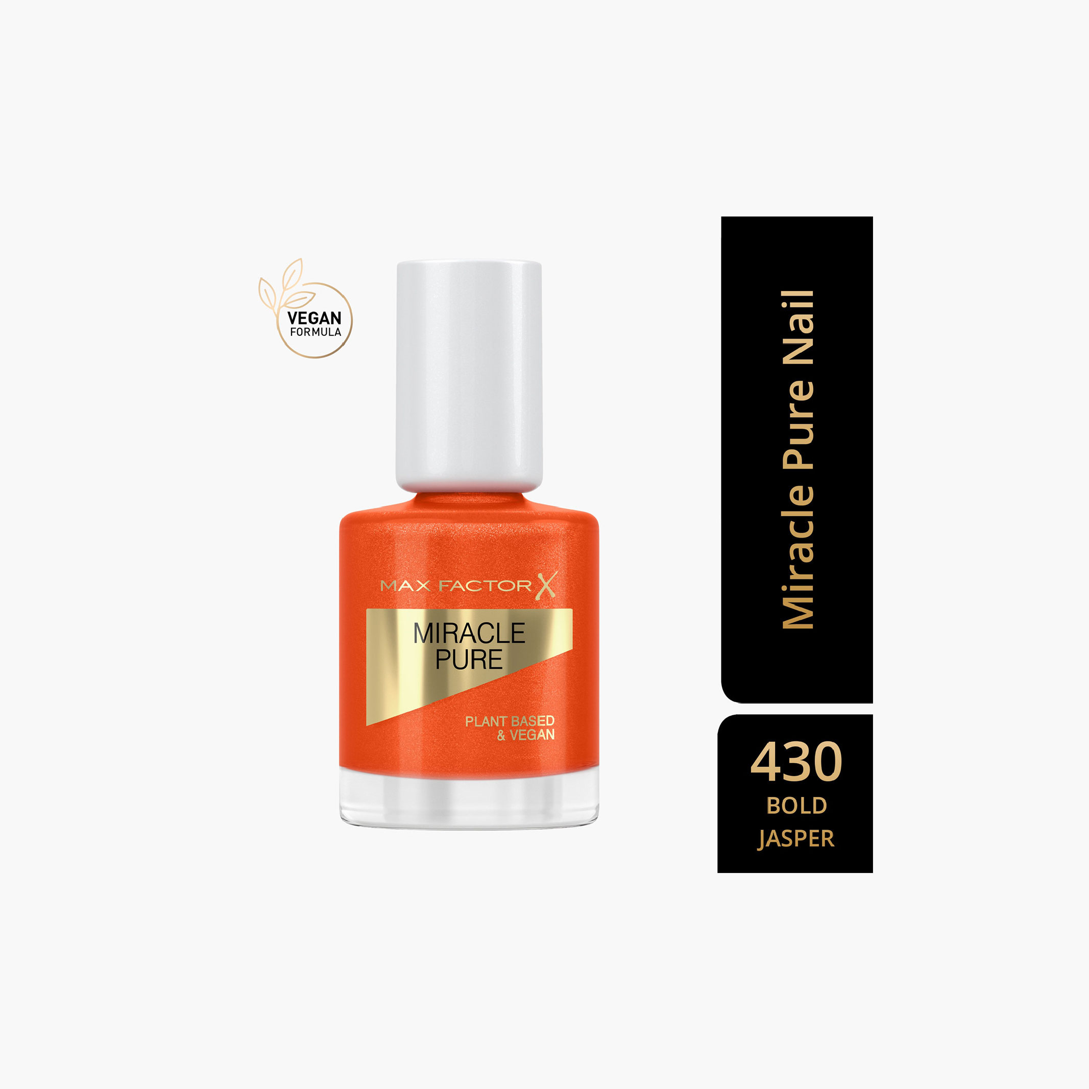 Max Factor, Miracle Pure Nail Polish Bold Jasper, Long-lasting bold nail color polish