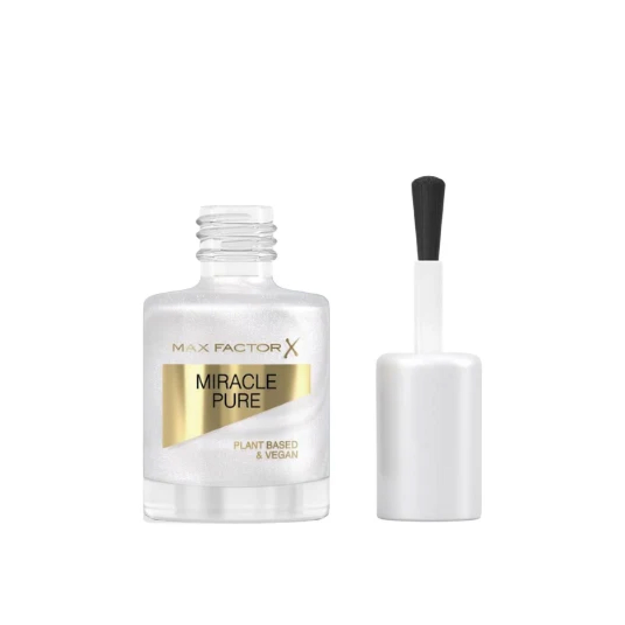 Max Factor, Miracle Pure Nail Polish Opal Coat, Glossy top coat for nail shine and protection