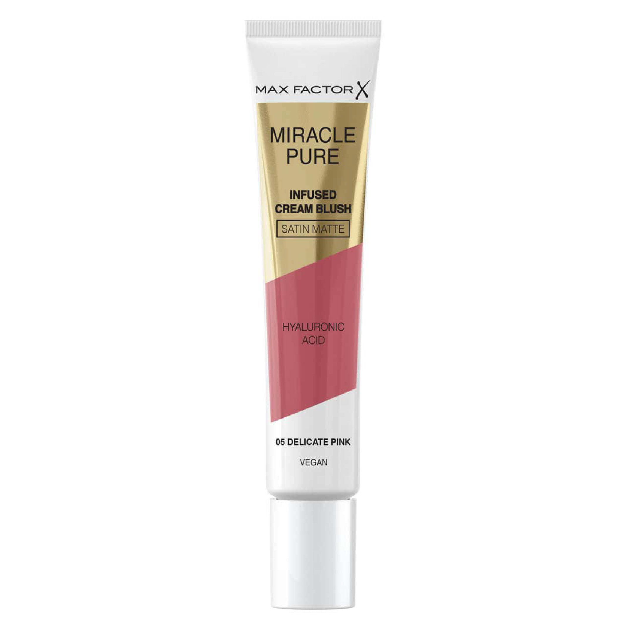 Max Factor Miracle Pure Cream-Infused Blush – 05 Delicate Pink – Hydrating Cream Blush