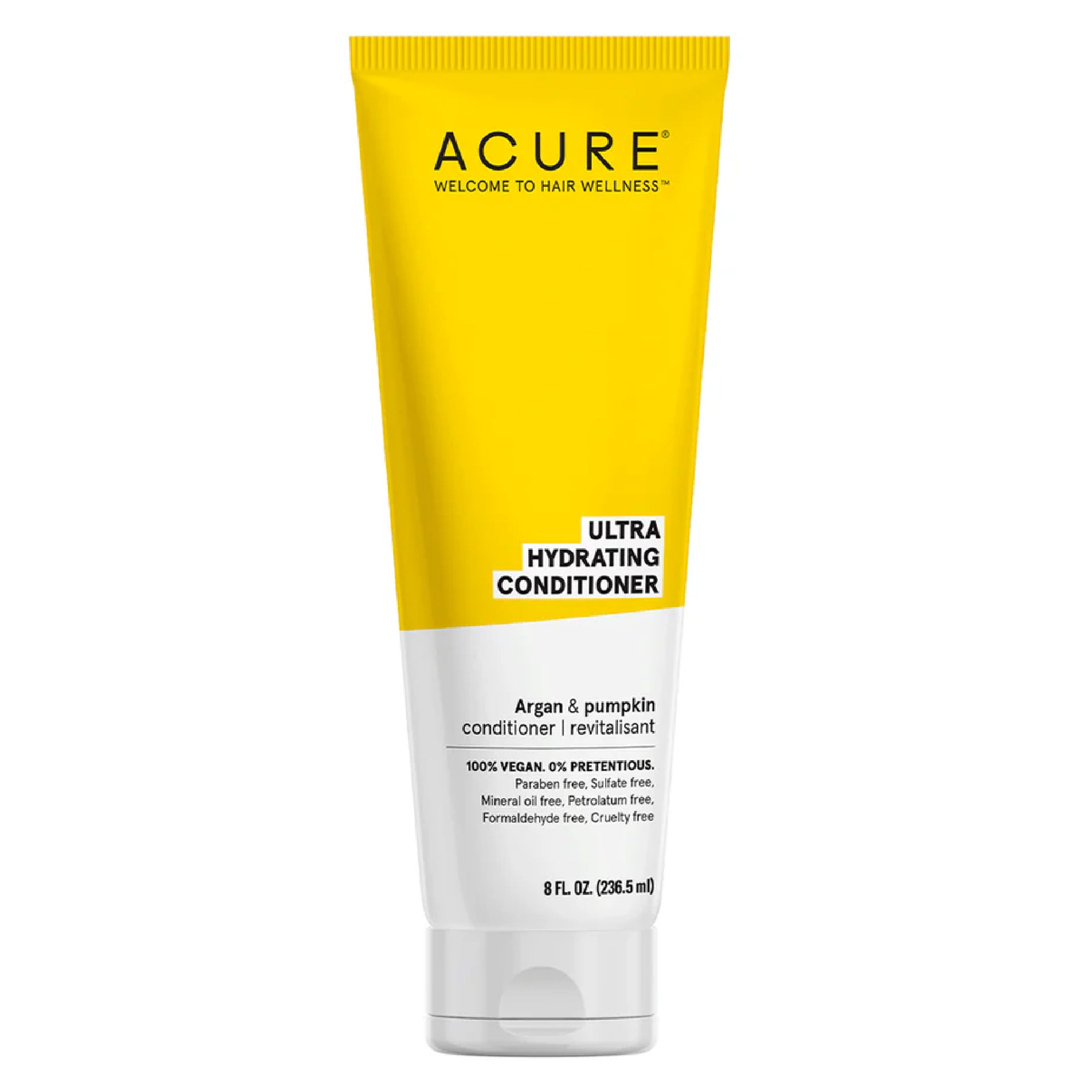 Acure, Ultra Hydrating Conditioner Argan & Pumpkin, Nourishing hair conditioner with argan and pumpkin, 236ml
