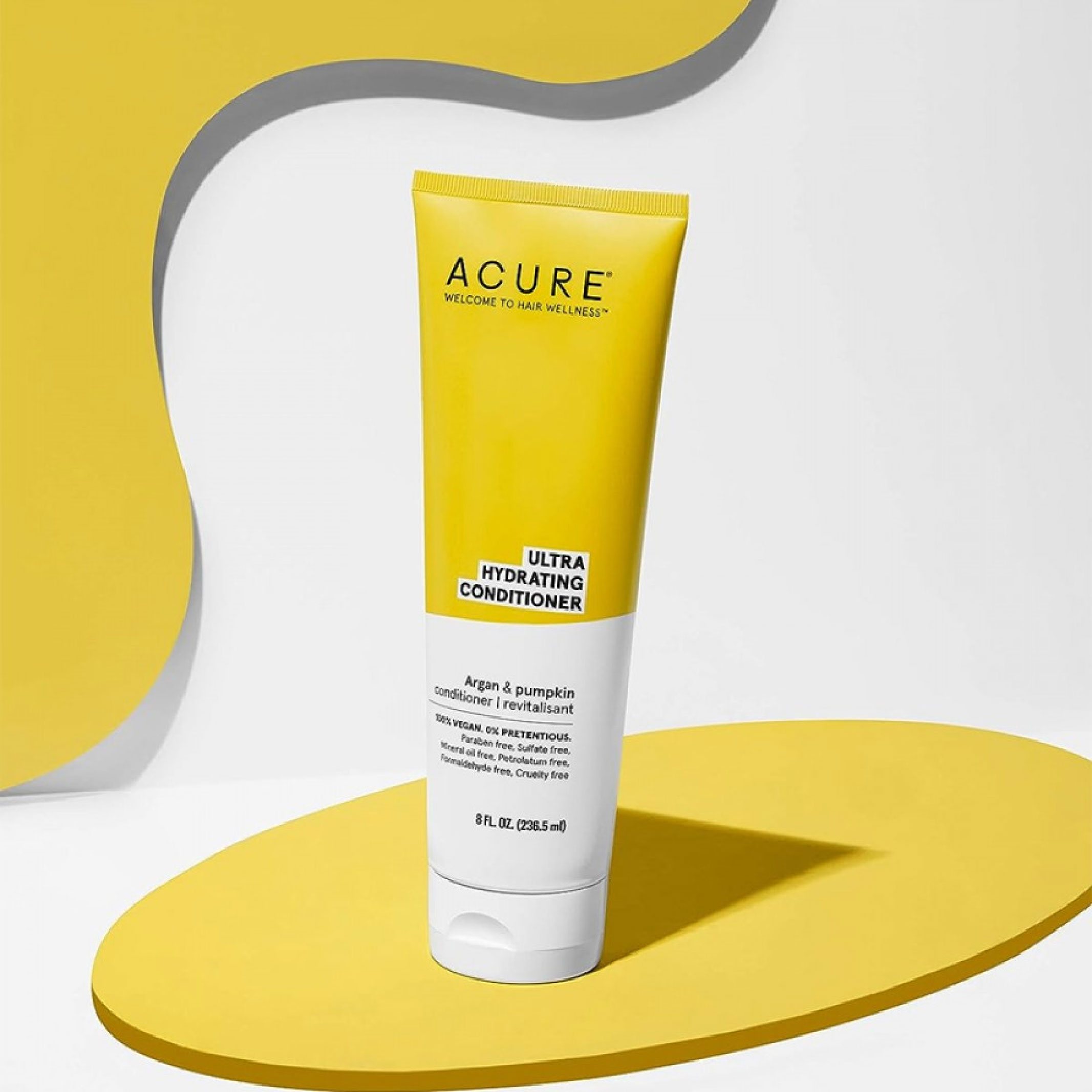Acure, Ultra Hydrating Conditioner Argan & Pumpkin, Nourishing hair conditioner with argan and pumpkin, 236ml