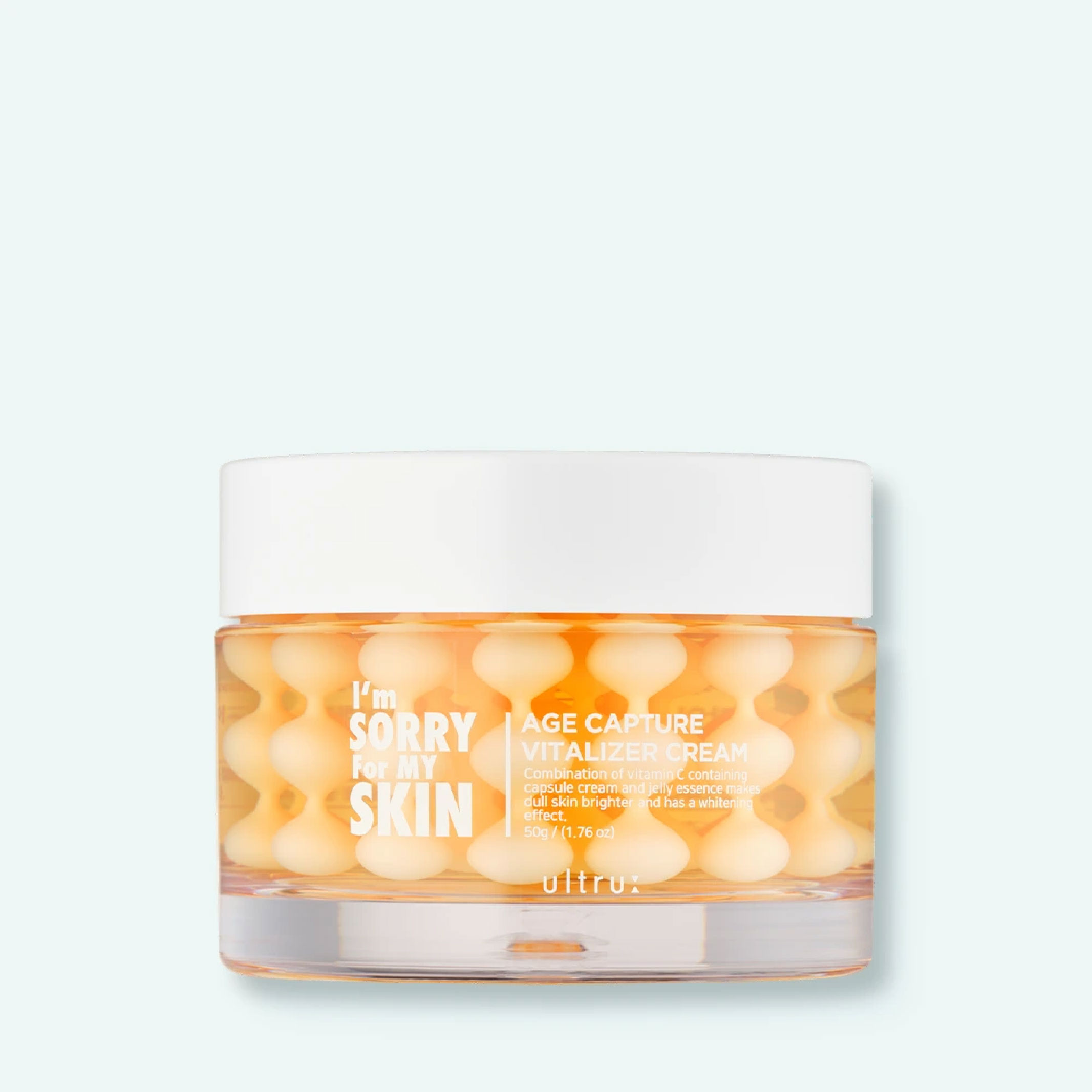 I’m Sorry For My Age, Capture Vitalizer Cream, Firming and revitalizing face cream,