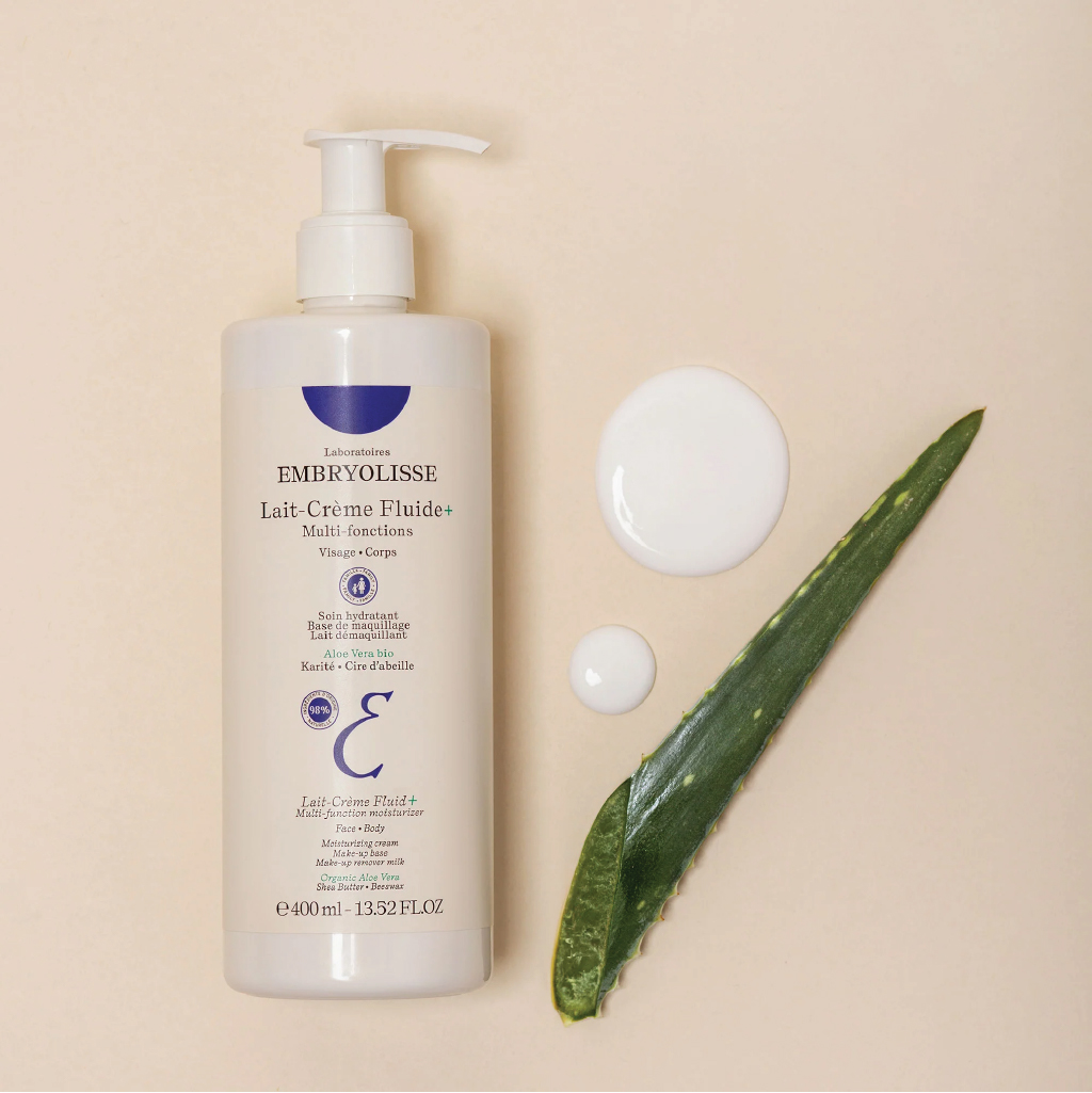 Lait Creme Fluid+, Green Lightweight Hydrating Emulsion for Daily Care, Daily moisturizing emulsion, 400ml