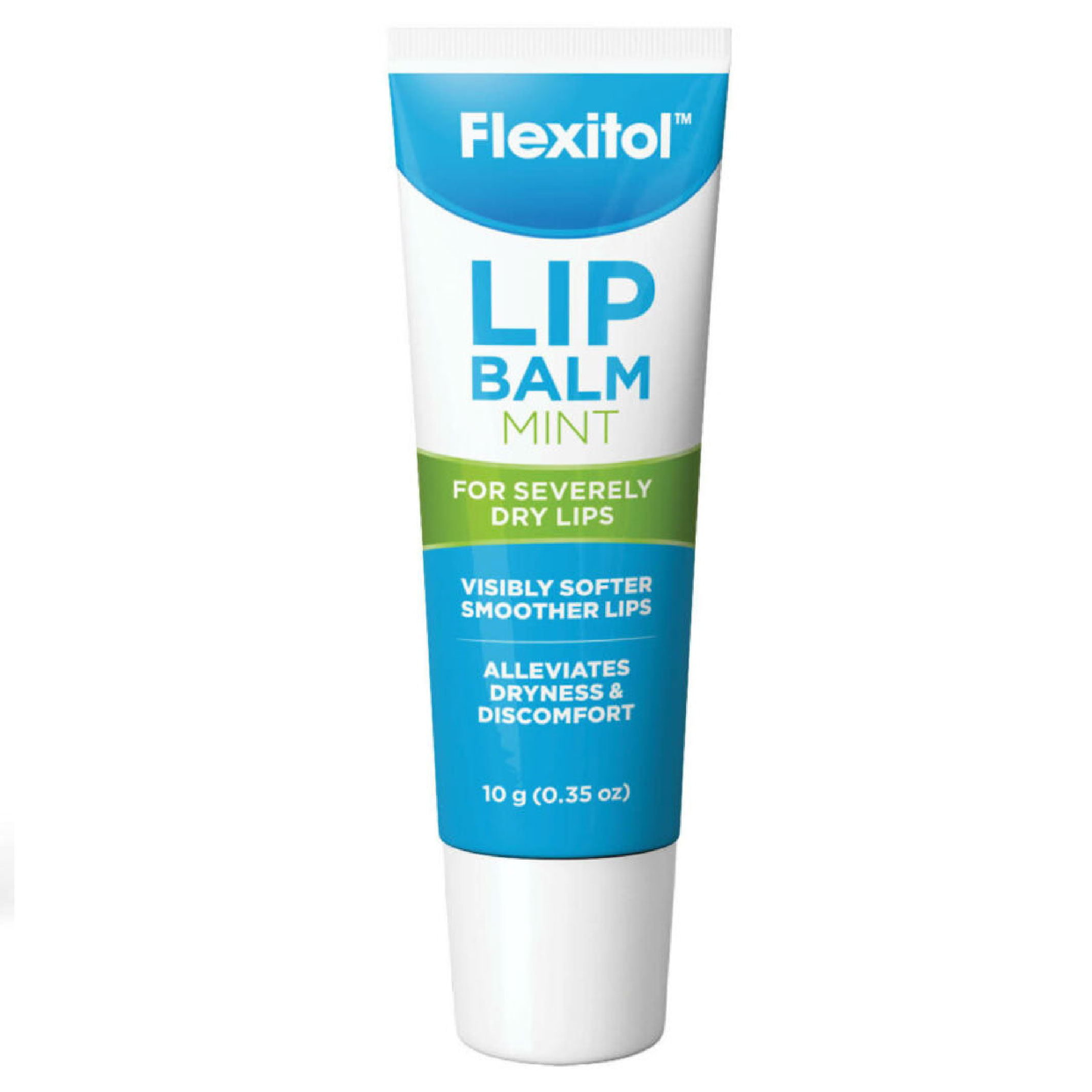 Flexitol, Lip Balm Mint Intensive Lip Repair, Soothing lip balm for dry lips, 10g