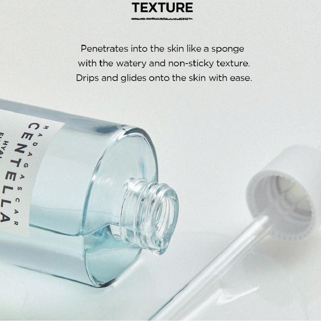 SKIN1004, Madagascar Centella Hyalu-Cica First Ampoule, Deep hydration serum with centella and hyaluronic acid, 100ml