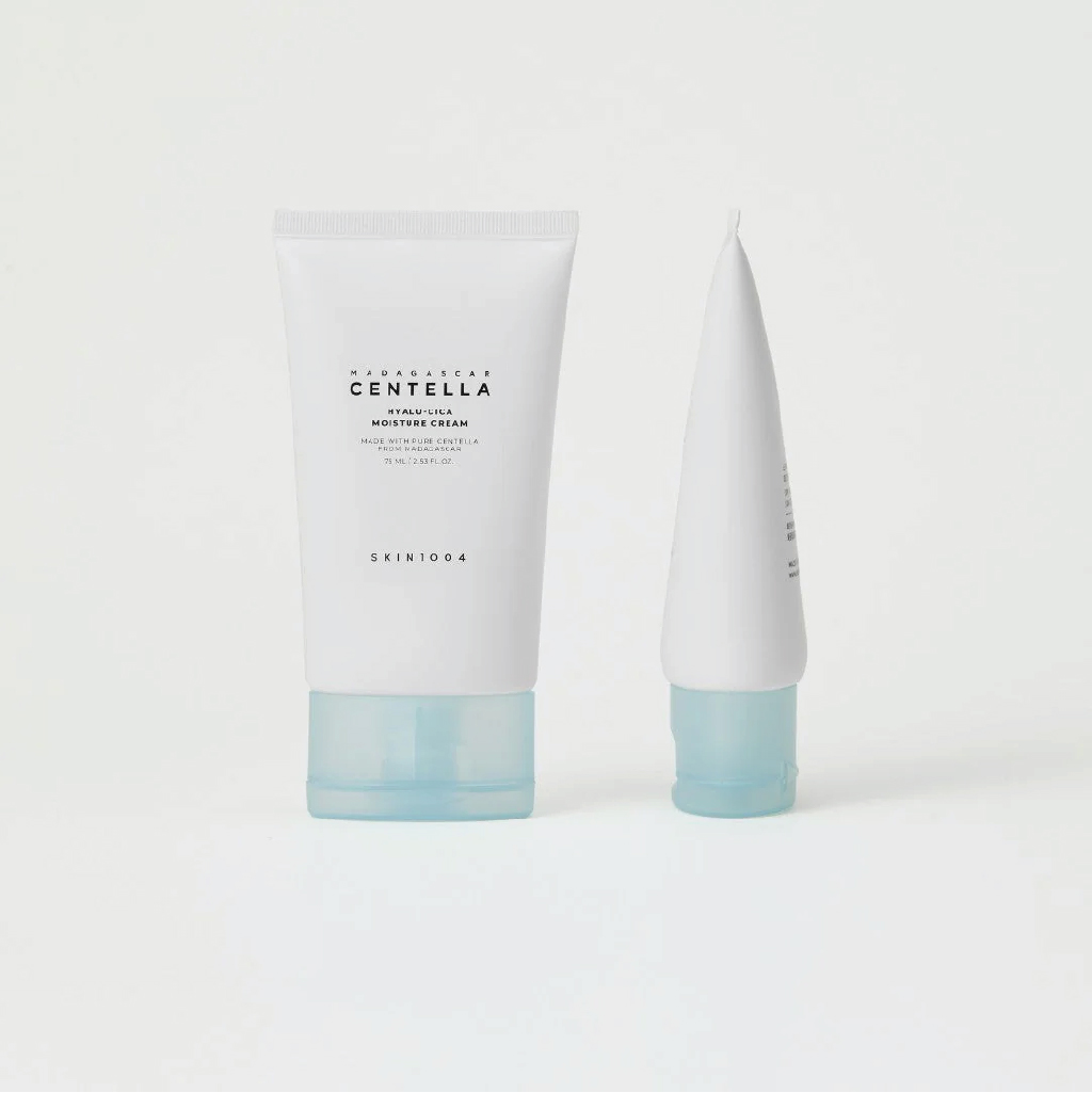 SKIN1004, Madagascar Centella Hyalu-Cica Moisture Cream, Long-lasting hydration cream with centella, 75ml