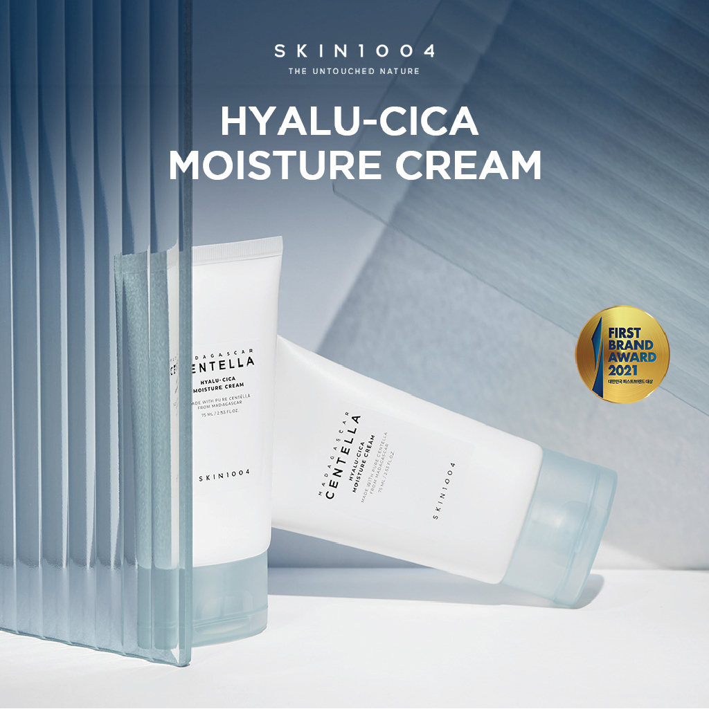 SKIN1004, Madagascar Centella Hyalu-Cica Moisture Cream, Long-lasting hydration cream with centella, 75ml