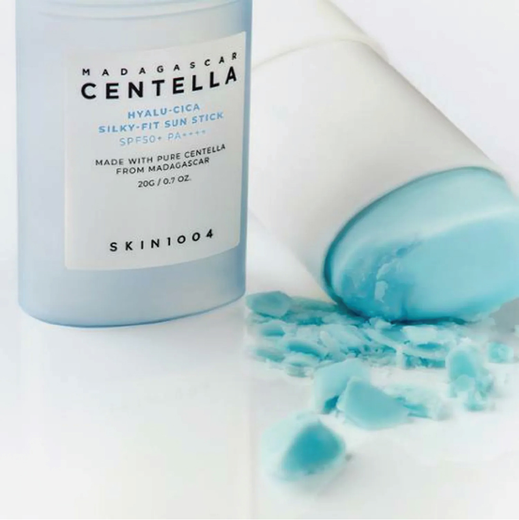 SKIN1004, Madagascar Centella Hyalu-Cica Silky-Fit Sun Stick, On-the-go SPF shield with silky finish, 20g