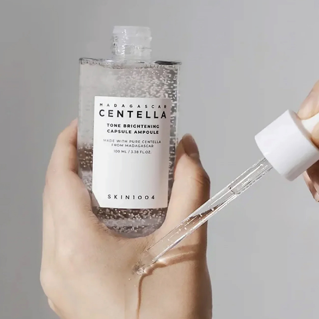 SKIN1004, Madagascar Centella Tone Brightening Capsule Ampoule, Targeted brightening serum for radiant skin, 100ml