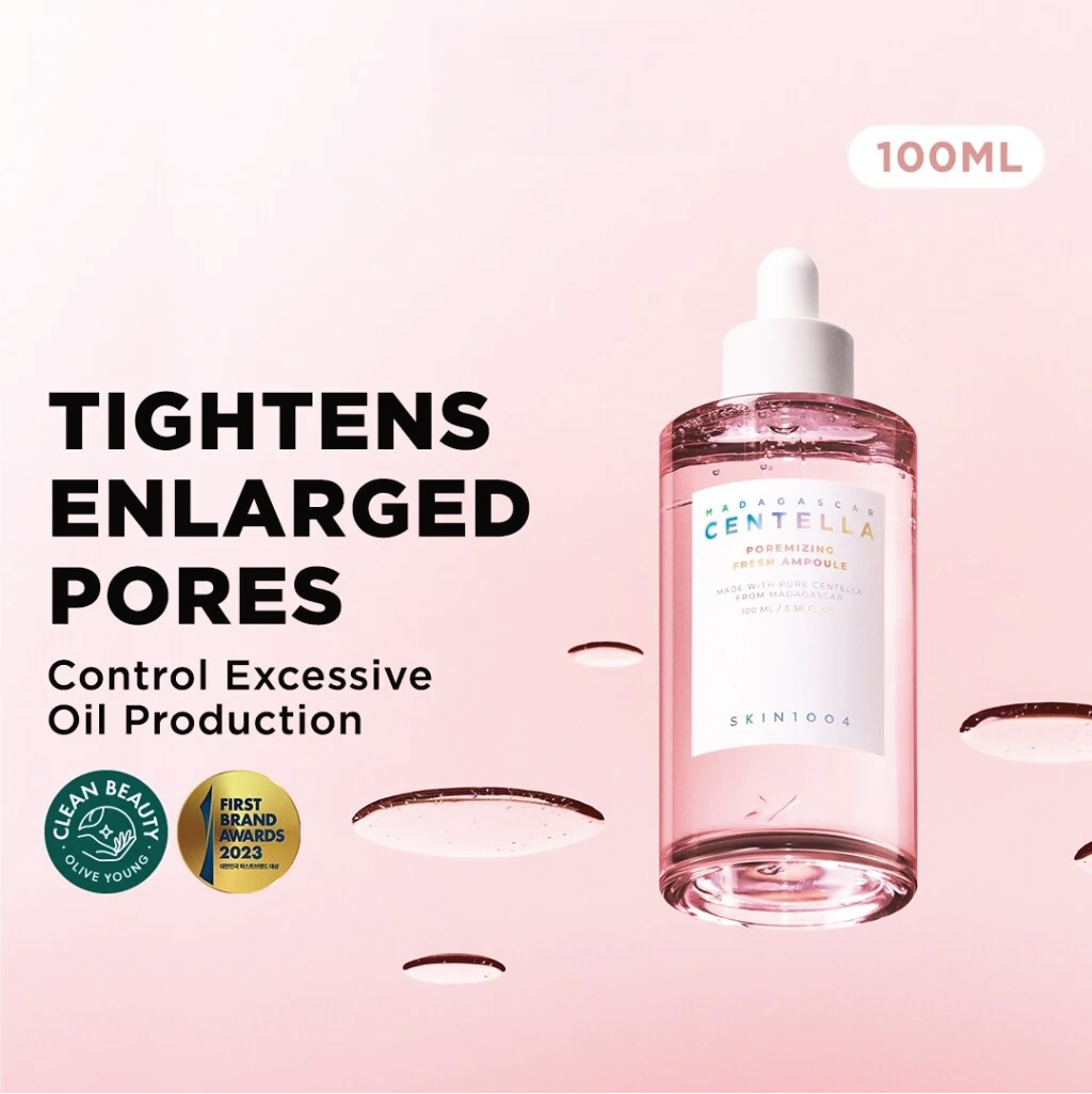 SKIN1004, Madagascar Centella Poremizing Fresh Ampoule, Pore-refining treatment with centella extract, 100ml