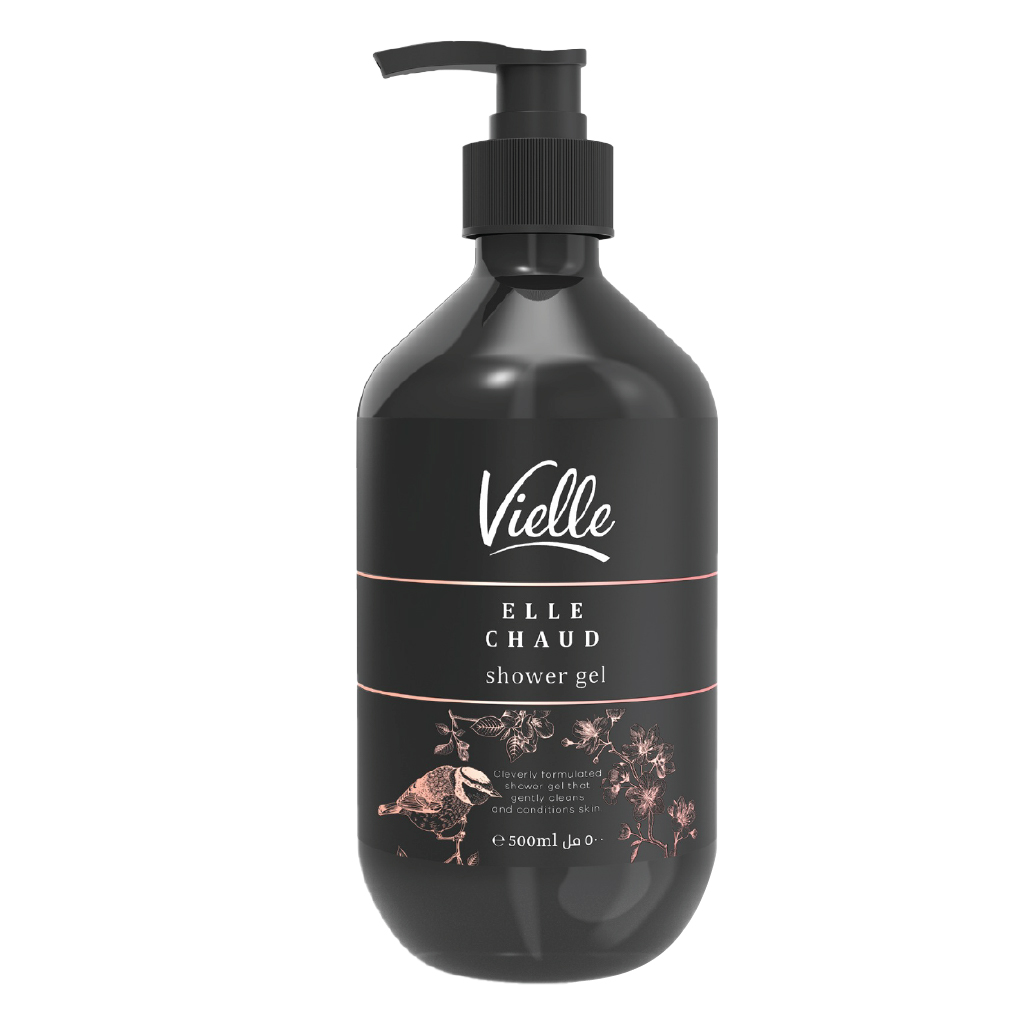 Vielle, Shower Gel Elle Chaud, Warm scented shower gel for daily cleansing, 500ml