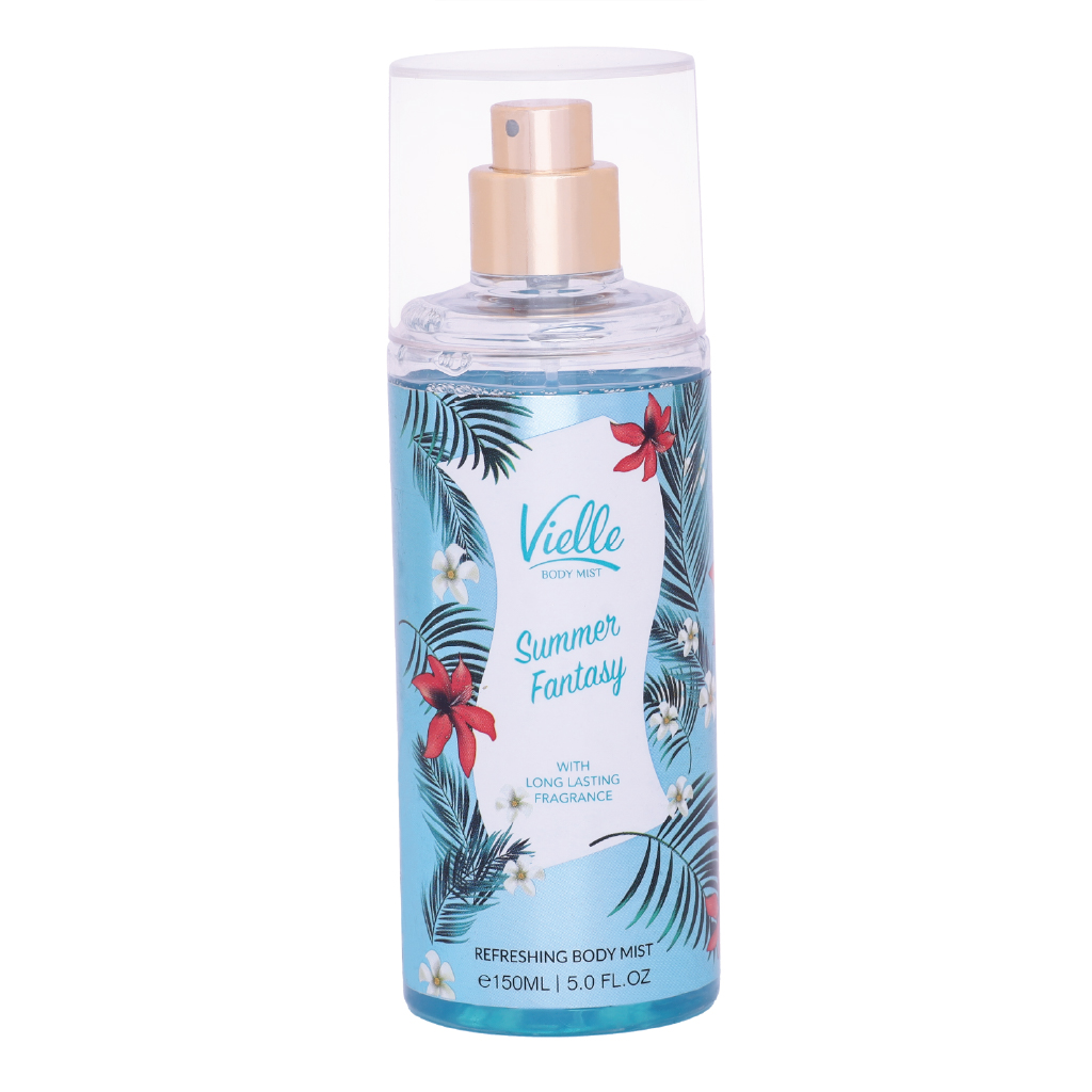 Vielle, Body Mist Summer Fantasy, Bright floral summer scented body mist, 150ml