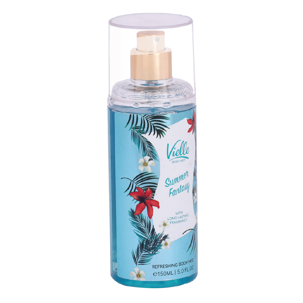 Vielle, Body Mist Summer Fantasy, Bright floral summer scented body mist, 150ml