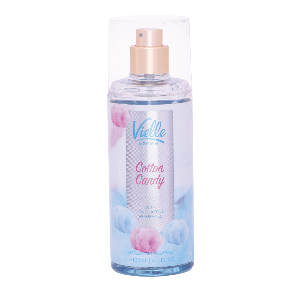 Vielle, Body Mist Cotton Candy, Sweet cotton candy scented body mist, 150ml