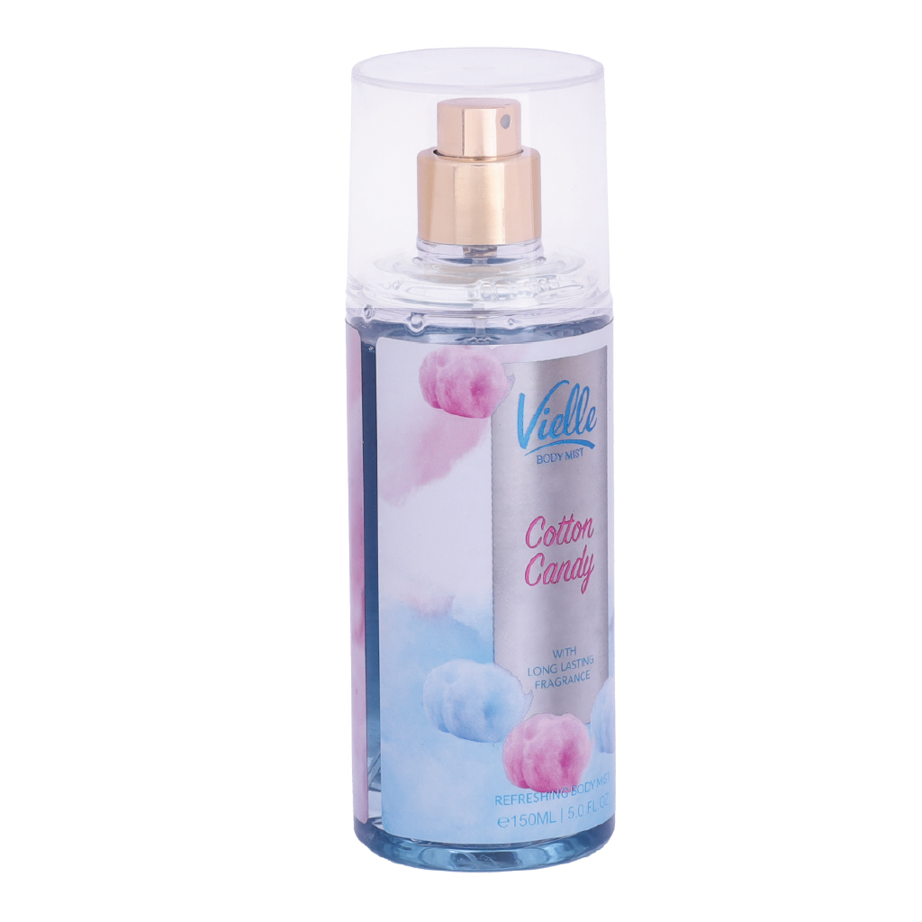 Vielle, Body Mist Cotton Candy, Sweet cotton candy scented body mist, 150ml