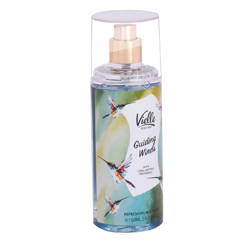 Vielle, Body Mist Guiding Winds, Light airy scented refreshing body mist, 150ml