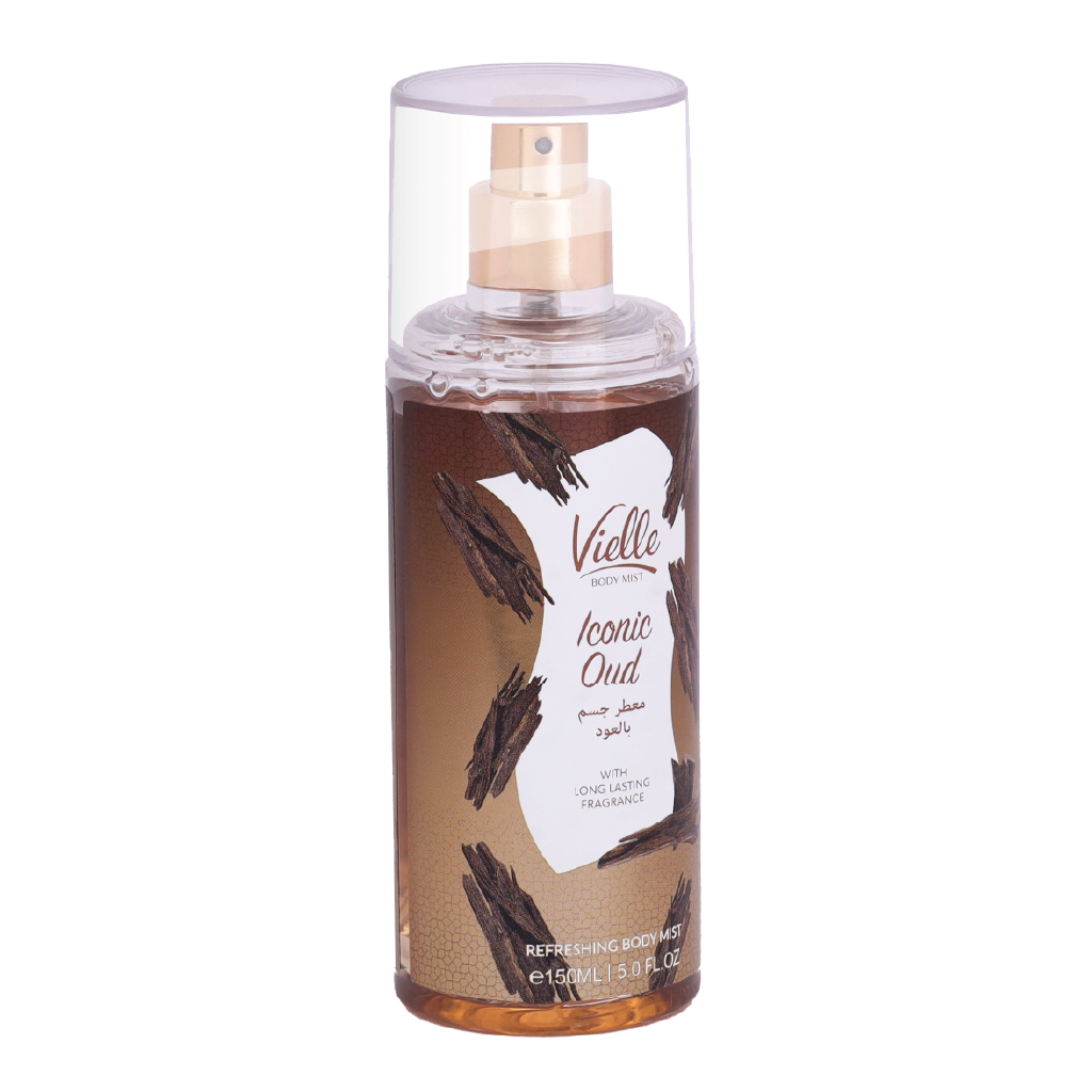 Vielle, Body Mist Oud, Rich oud scented luxurious body mist, 150ml