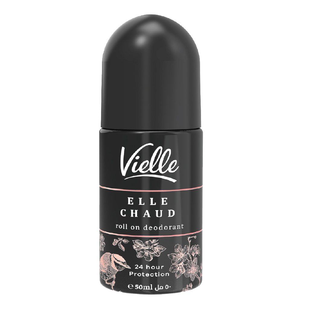 Vielle, Deo Roll-On Elle Chaud, Long-lasting deodorant with warm fragrance, 50ml
