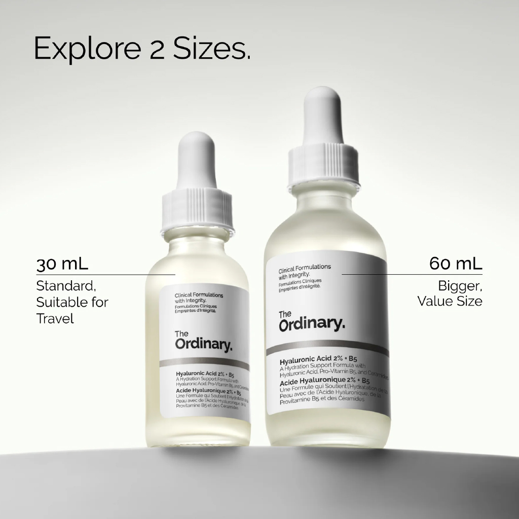 The Ordinary, Hyaluronic Acid 2% + B5, Hydrating serum with vitamin B5 for moisture, 60ml