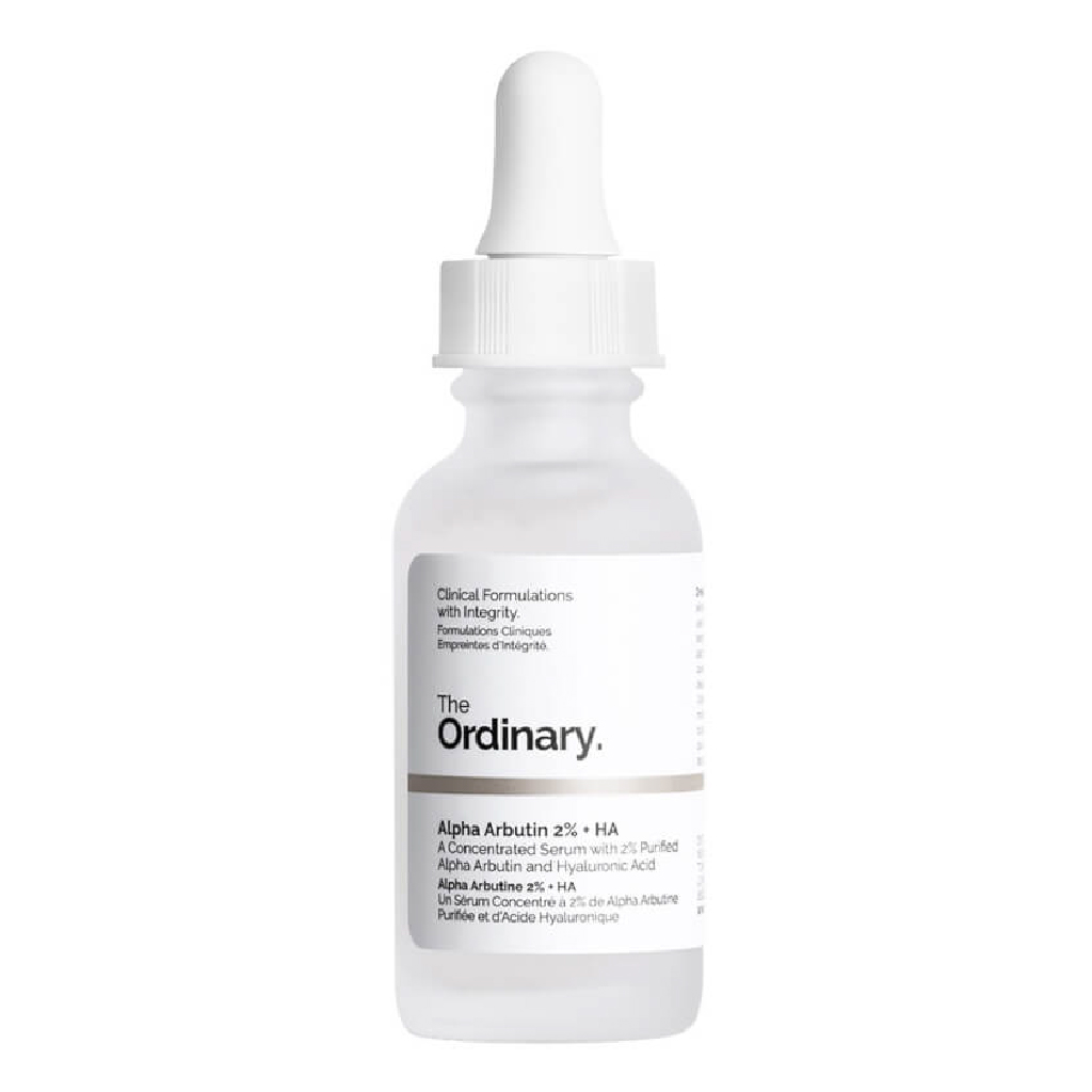 The Ordinary, Alpha Arbutin 2% + Hyaluronic Acid Serum, Brightening serum with hydrating properties, 30ml