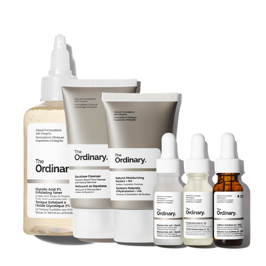 The Ordinary, Mini Discovery Set, Sample set of popular skincare treatments, Set