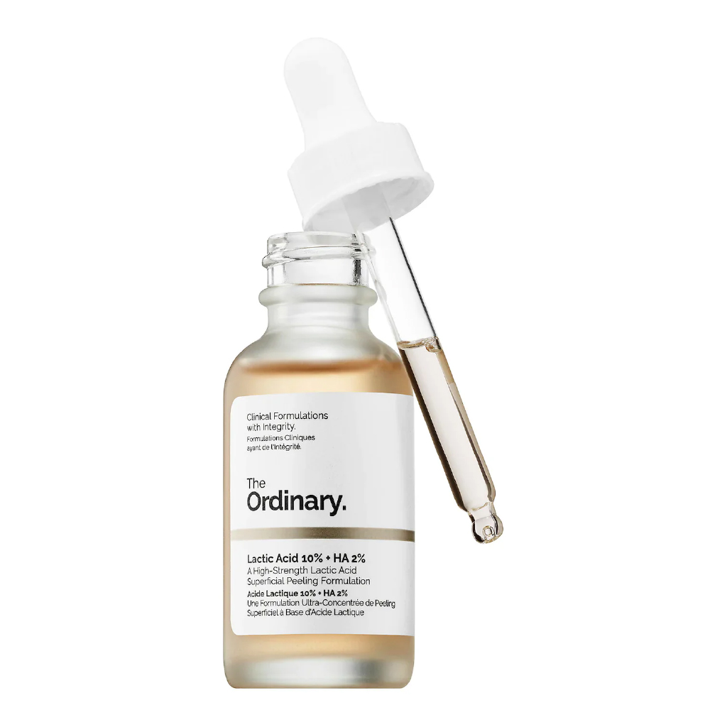 The Ordinary, Lactic Acid 10% + Hyaluronic Acid 2%, Exfoliating serum with hydration boost, 30ml