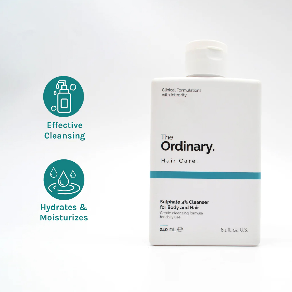 THE ORDINARYSULPHATE 4% CLEANSER FOR BODY AND HAIR 240ML