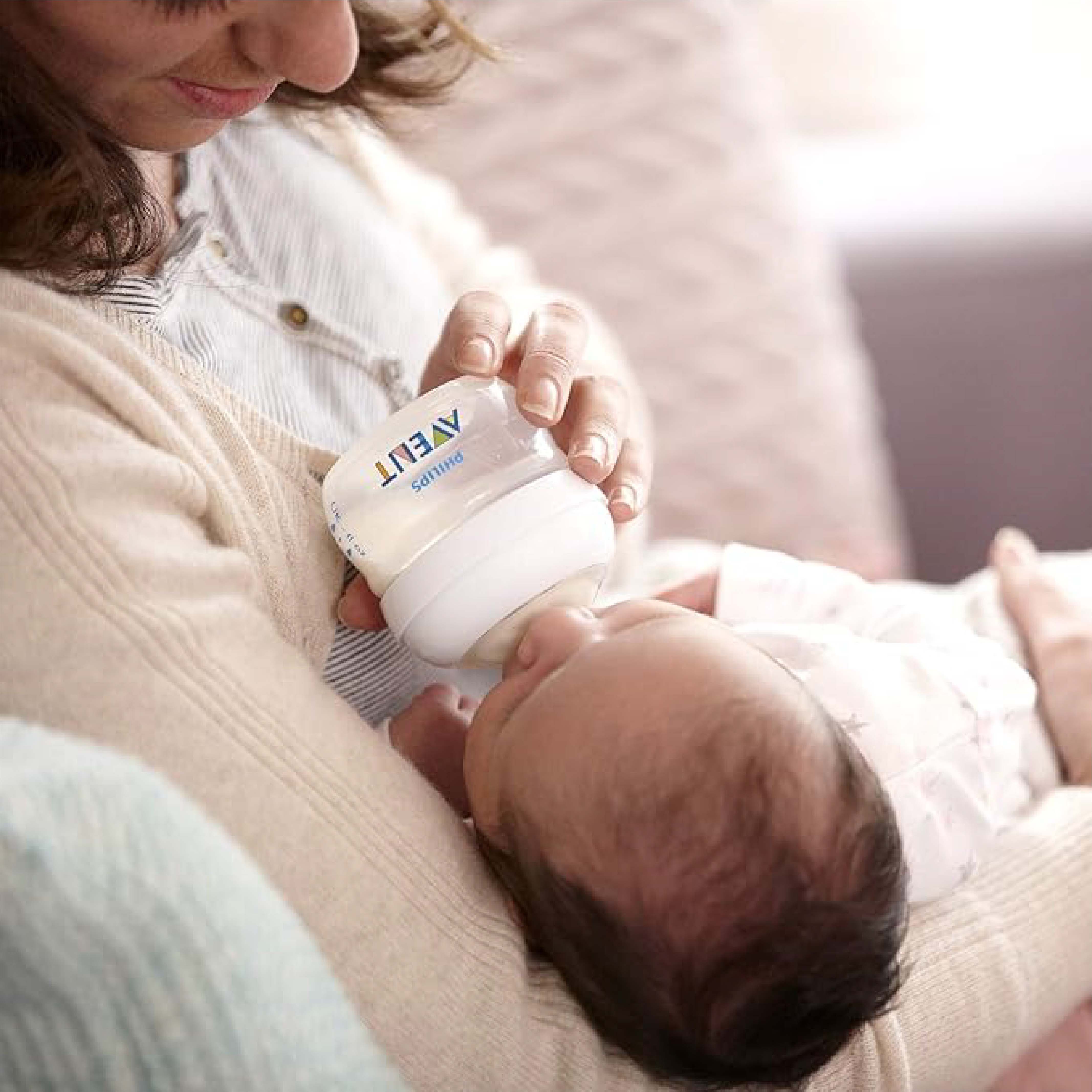 Philips Avent, Natural 2.0 Baby Feeding Bottle, Natural latch baby bottle for feeding, 60ml