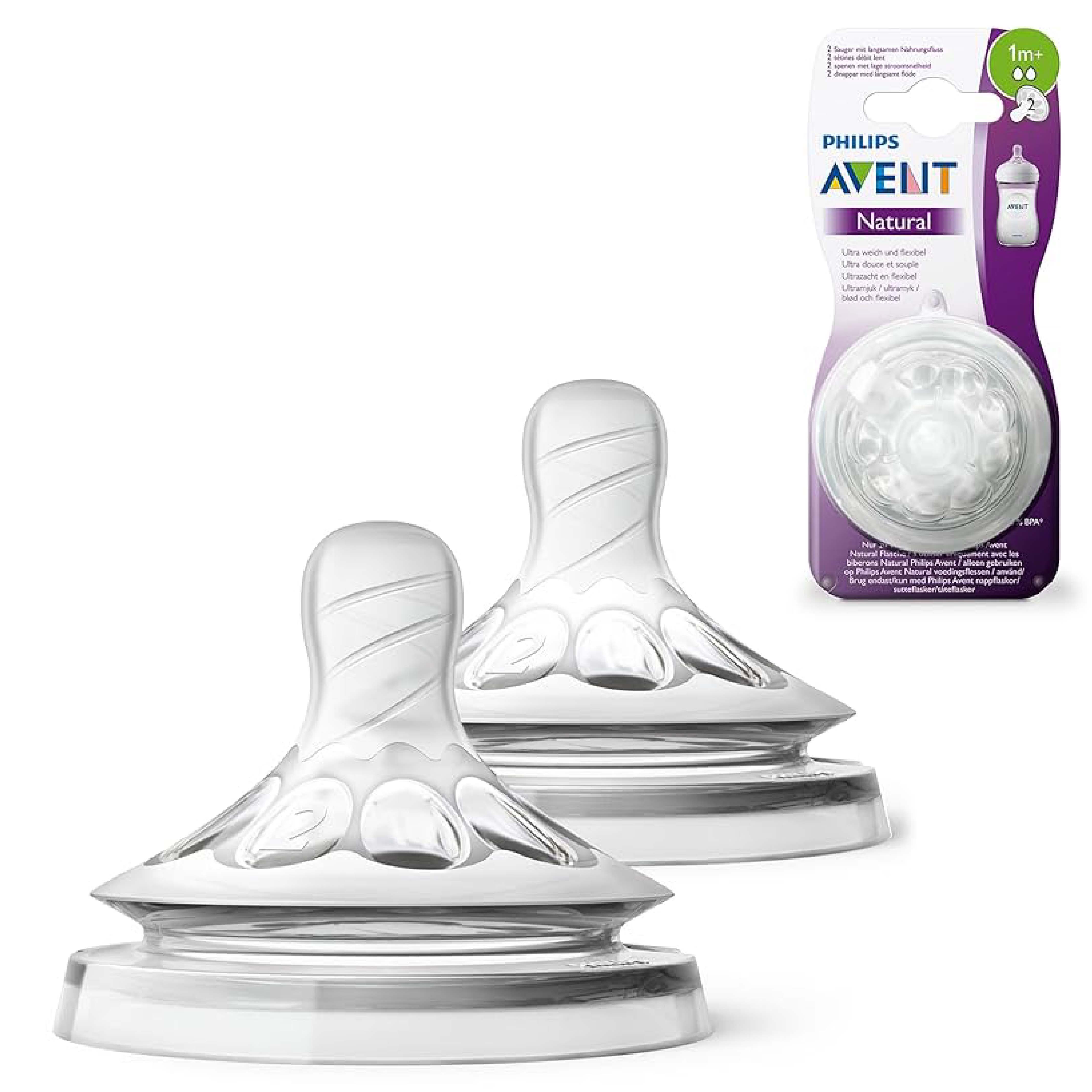 Philips Avent, Natural 2.0 Variable Flow Teats, Variable flow teats for natural feeding, pack of 2