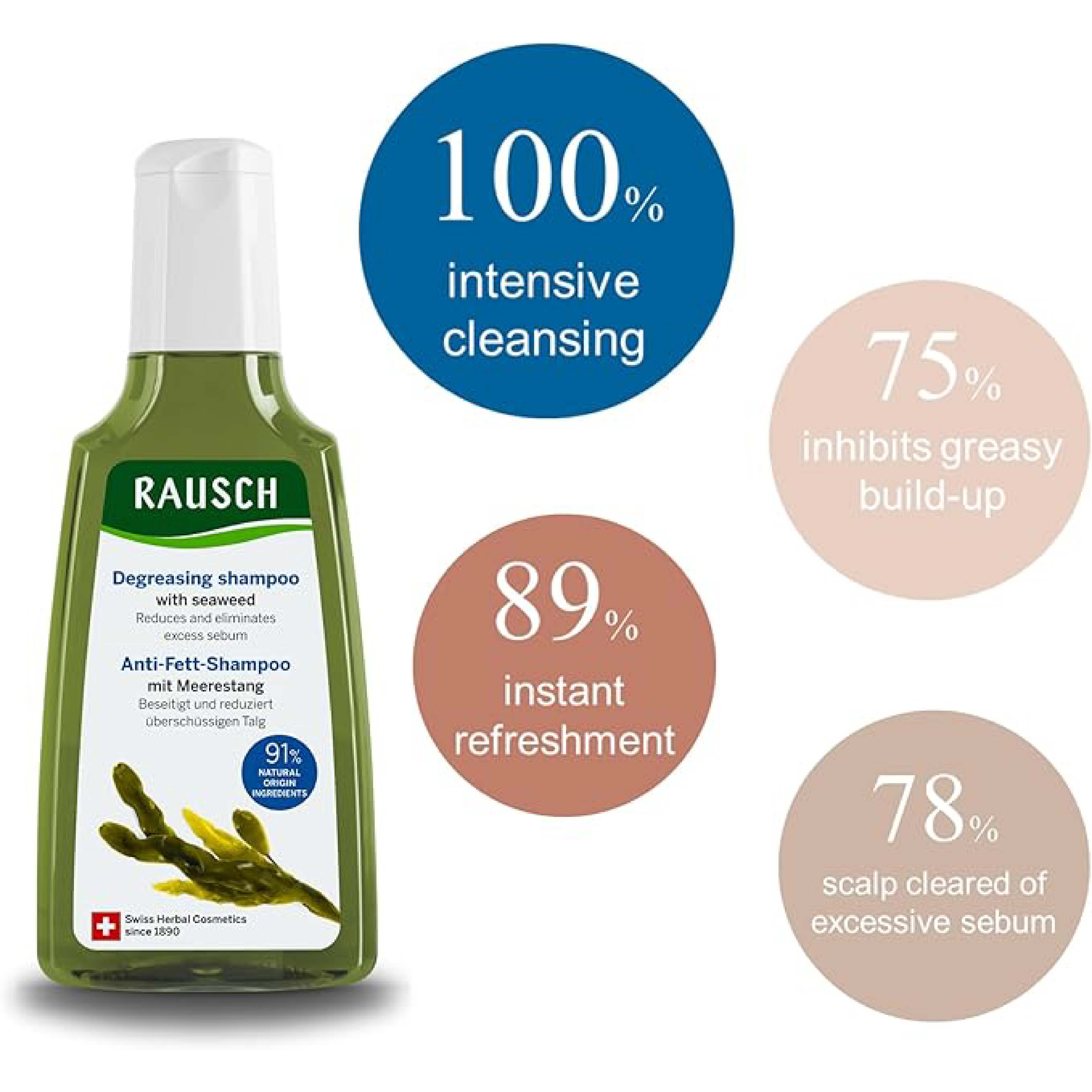 Rausch Shampoo Degreasing Seaweed 200 ml