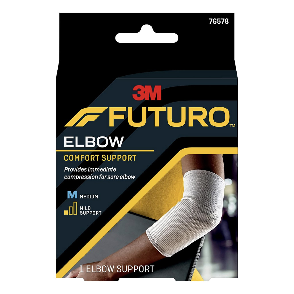 Futuro, Comfort Lift Elbow Support, Medium adjustable support for elbow stability and pain relief