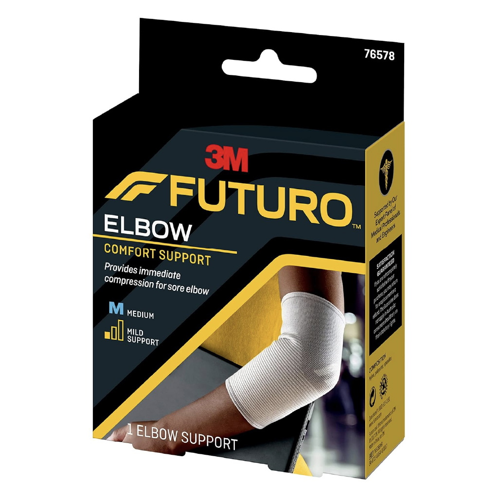 Futuro, Comfort Lift Elbow Support, Medium adjustable support for elbow stability and pain relief