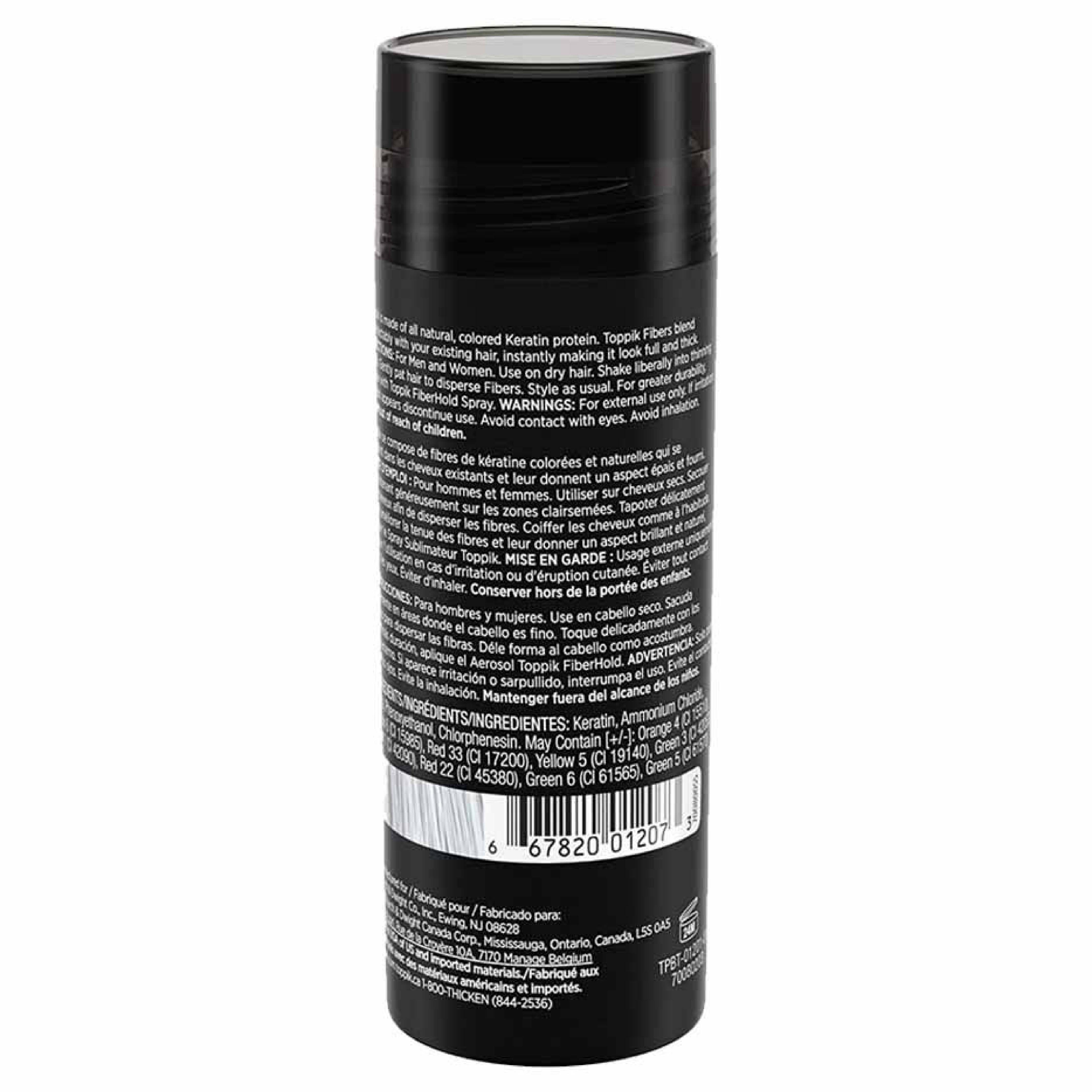 Toppik Hair Building Fiber-Economy Black - 27 g