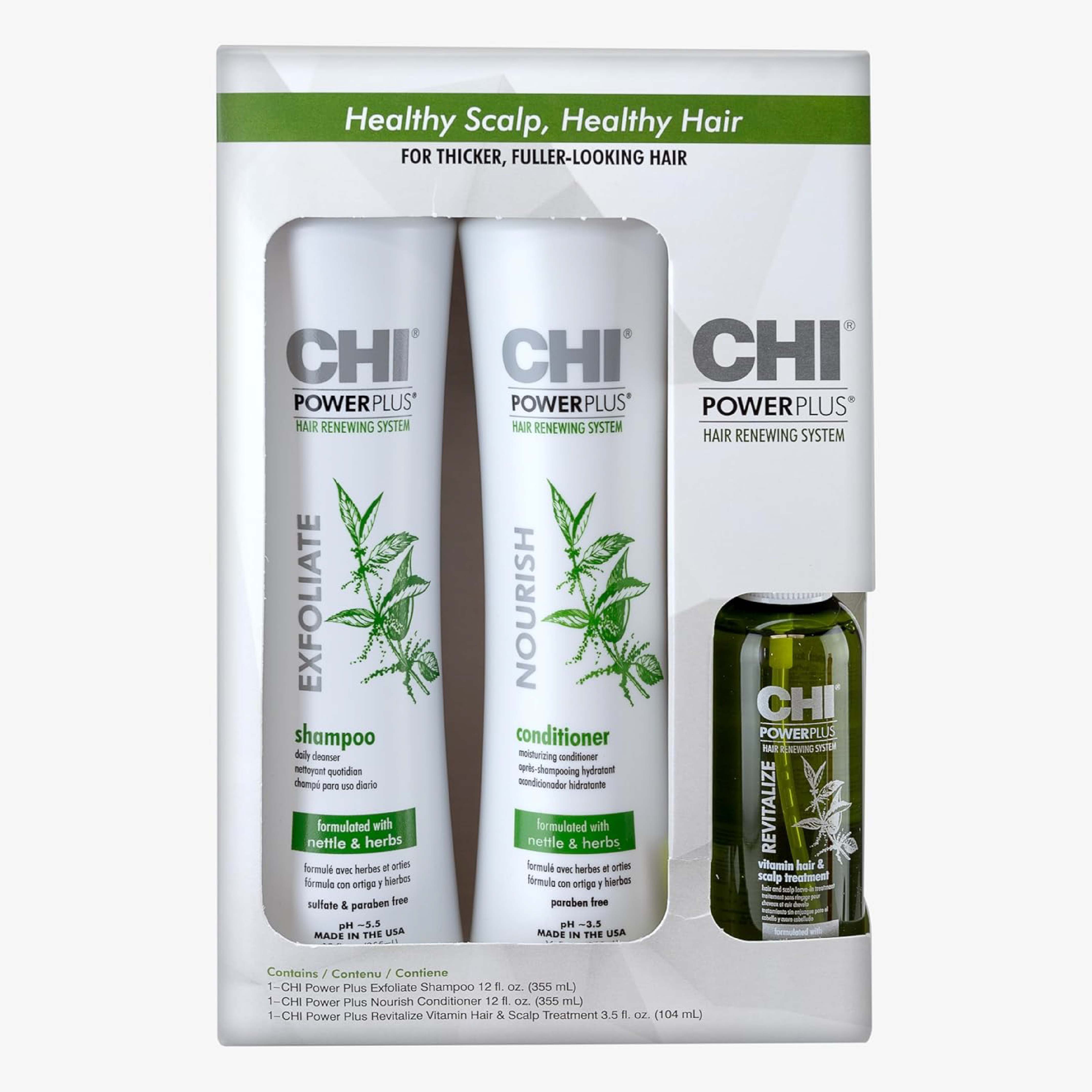 Chi, Power Plus Kit, Complete hair styling and care kit