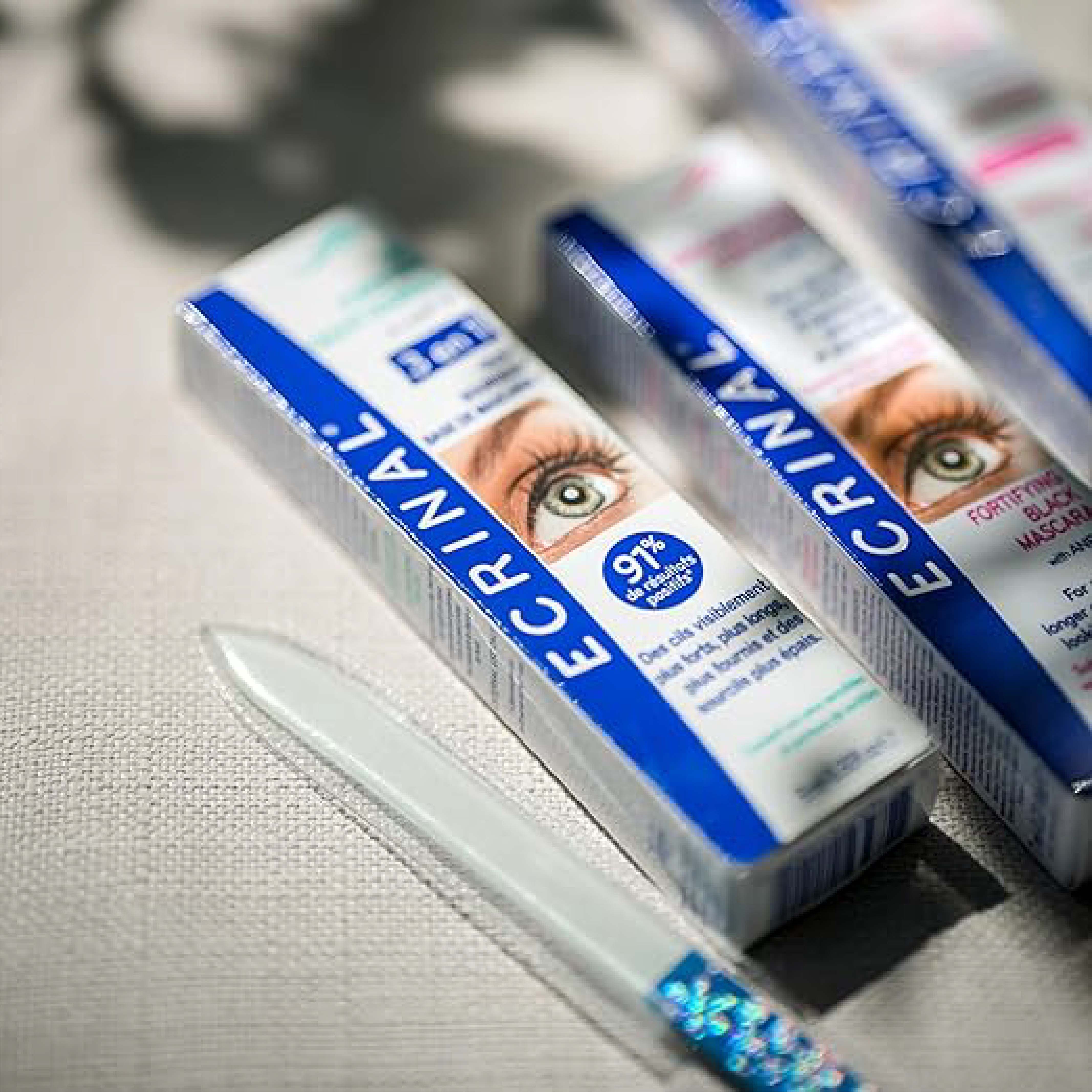 Ecrinal, Eyelash & Eyebrow Strengthener Colourless Gel with Anp 2+, Strengthening gel to promote eyelash and eyebrow growth, 10ml