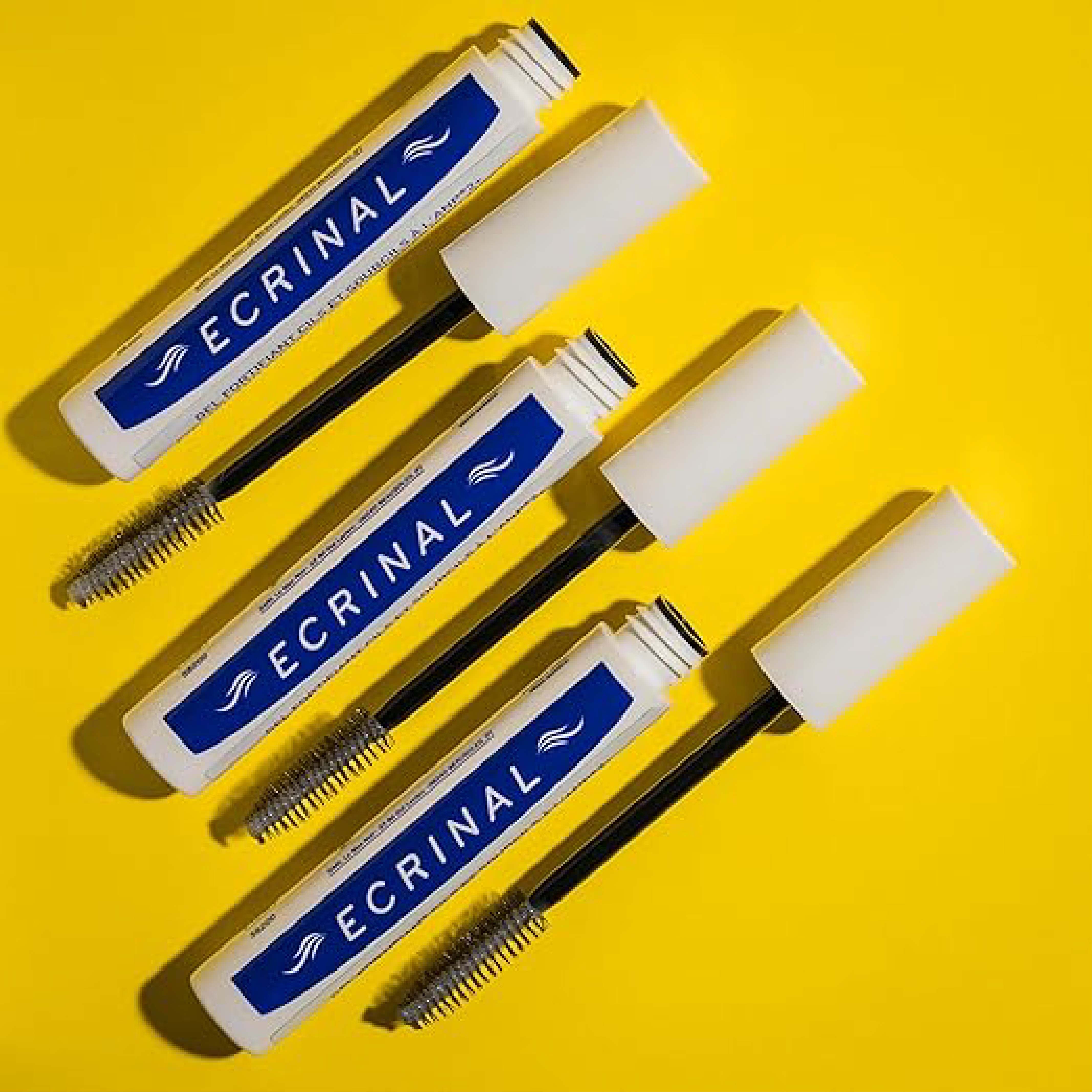 Ecrinal, Eyelash & Eyebrow Strengthener Colourless Gel with Anp 2+, Strengthening gel to promote eyelash and eyebrow growth, 10ml