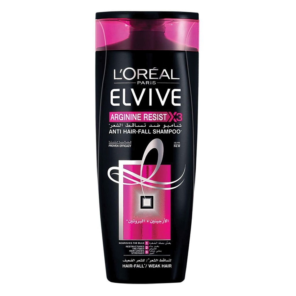 L’Oréal Paris Elvive, Arginine Shampoo, Strengthening shampoo for hair fall control, 400ml