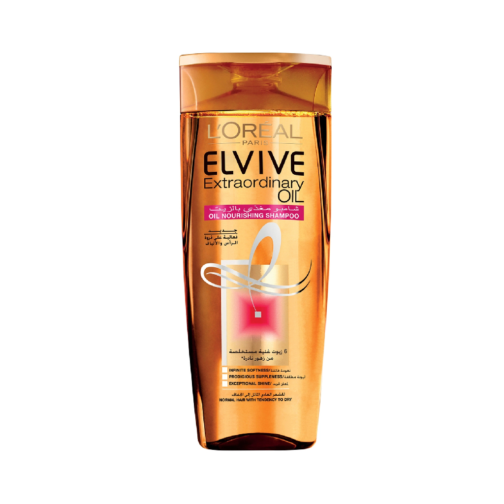 Elvive, Extraordinary Oil Shampoo Very Dry Hair, Hydrating shampoo for very dry hair, 600ml
