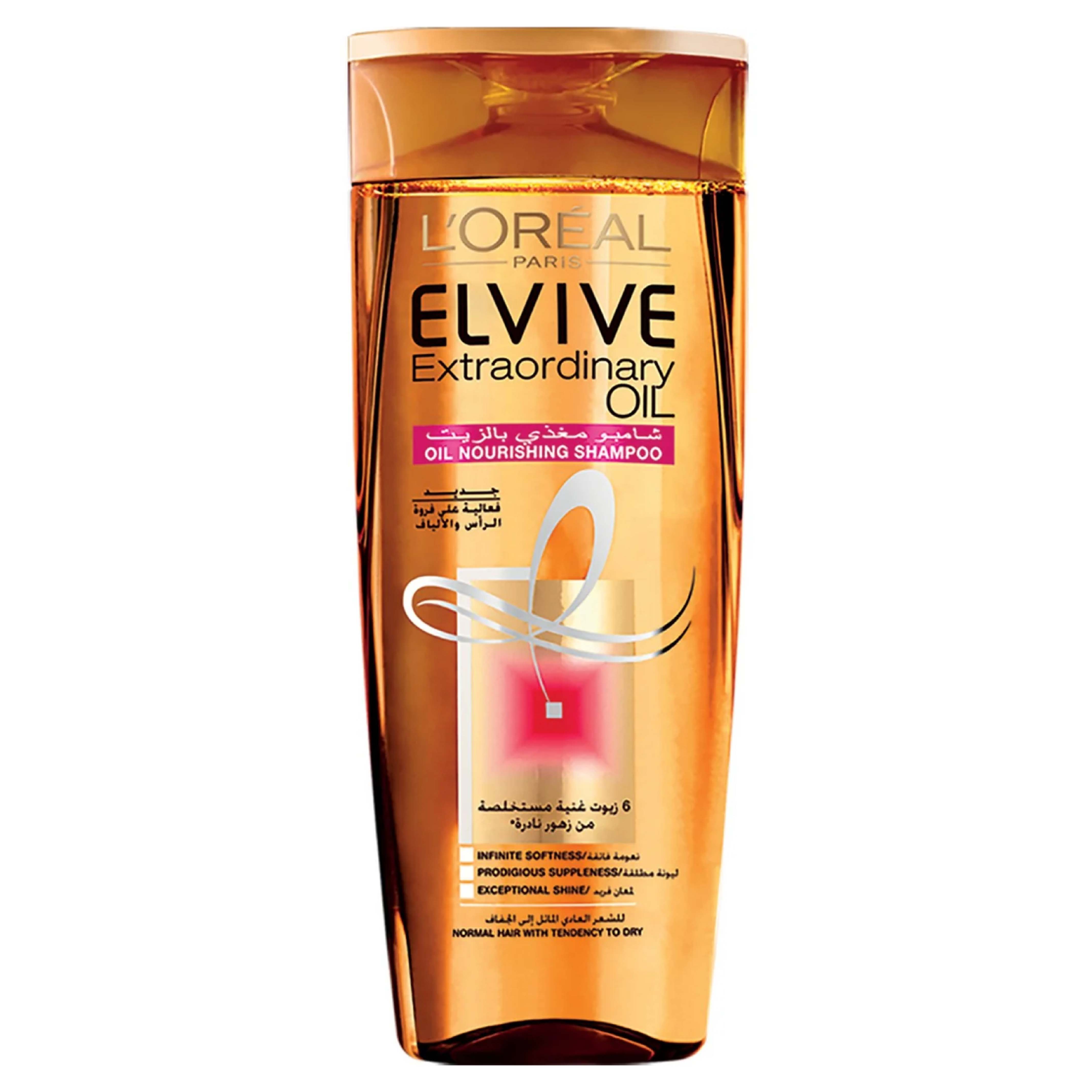Elvive, Extraordinary Oil Dry Hair, Hydrating oil for dry and damaged hair, 600ml