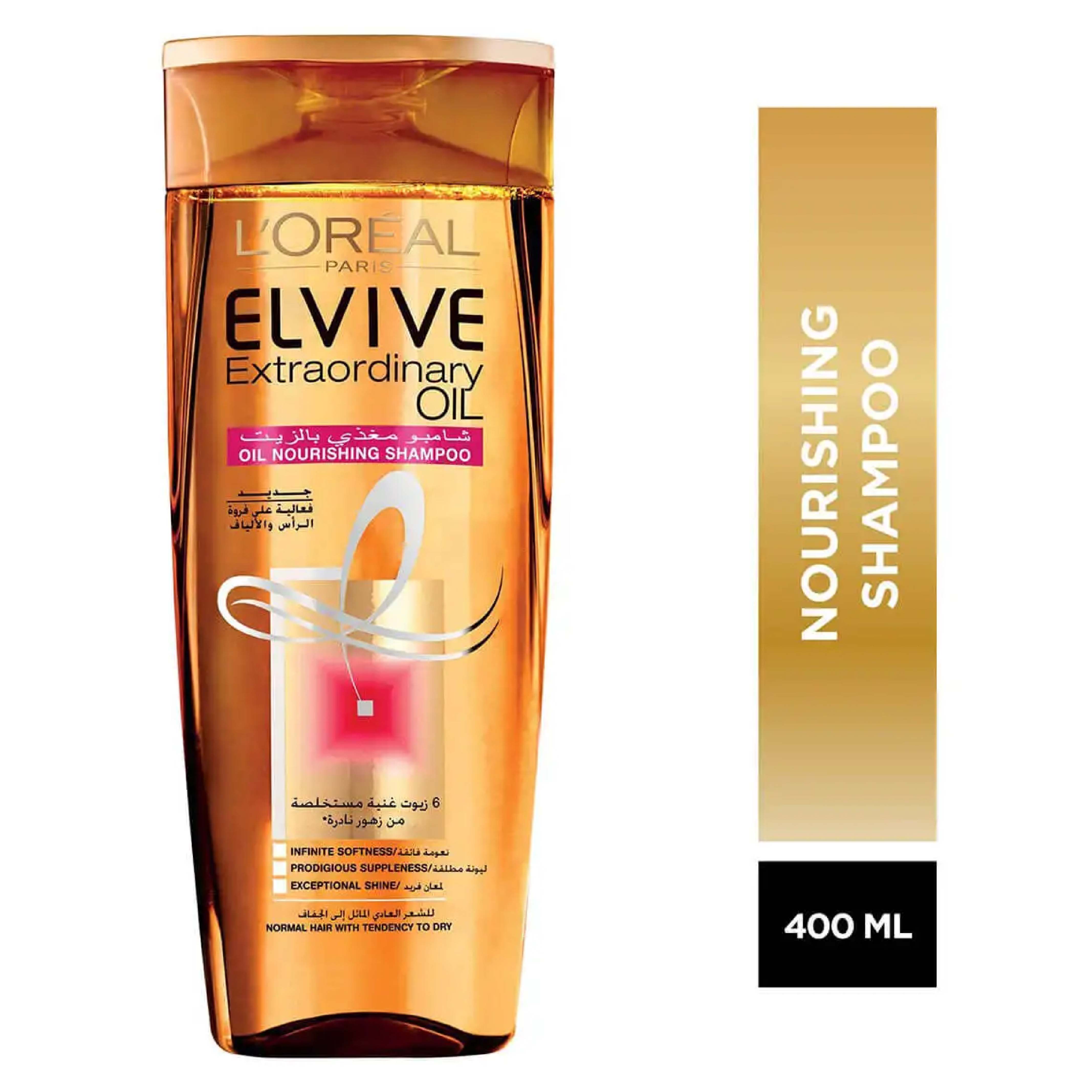 Elvive, Extraordinary Oil Dry Hair, Hydrating oil for dry and damaged hair, 600ml