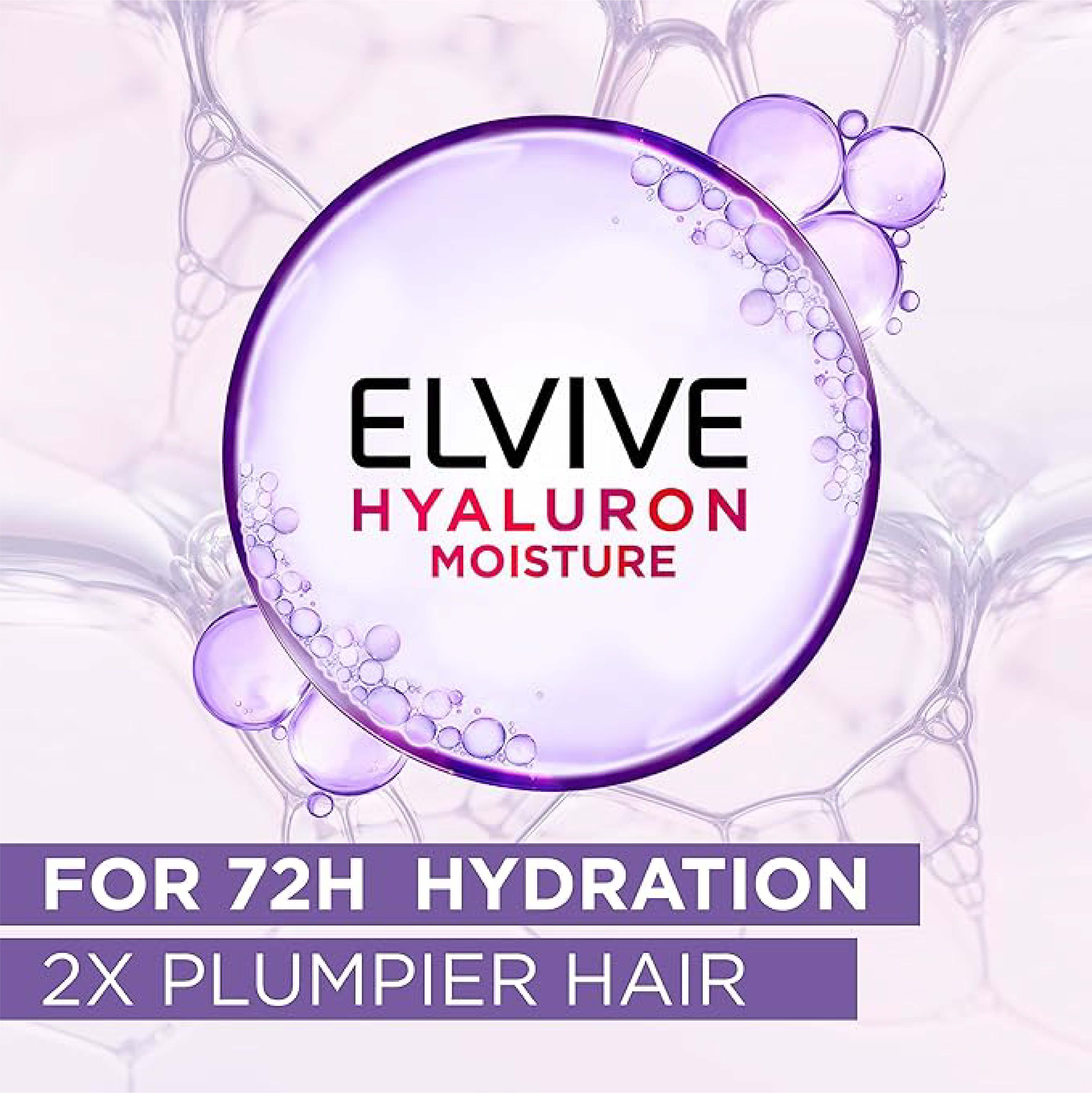 Elvive, Hyaluron Shampoo, Hydrating shampoo with hyaluronic acid, 400ml