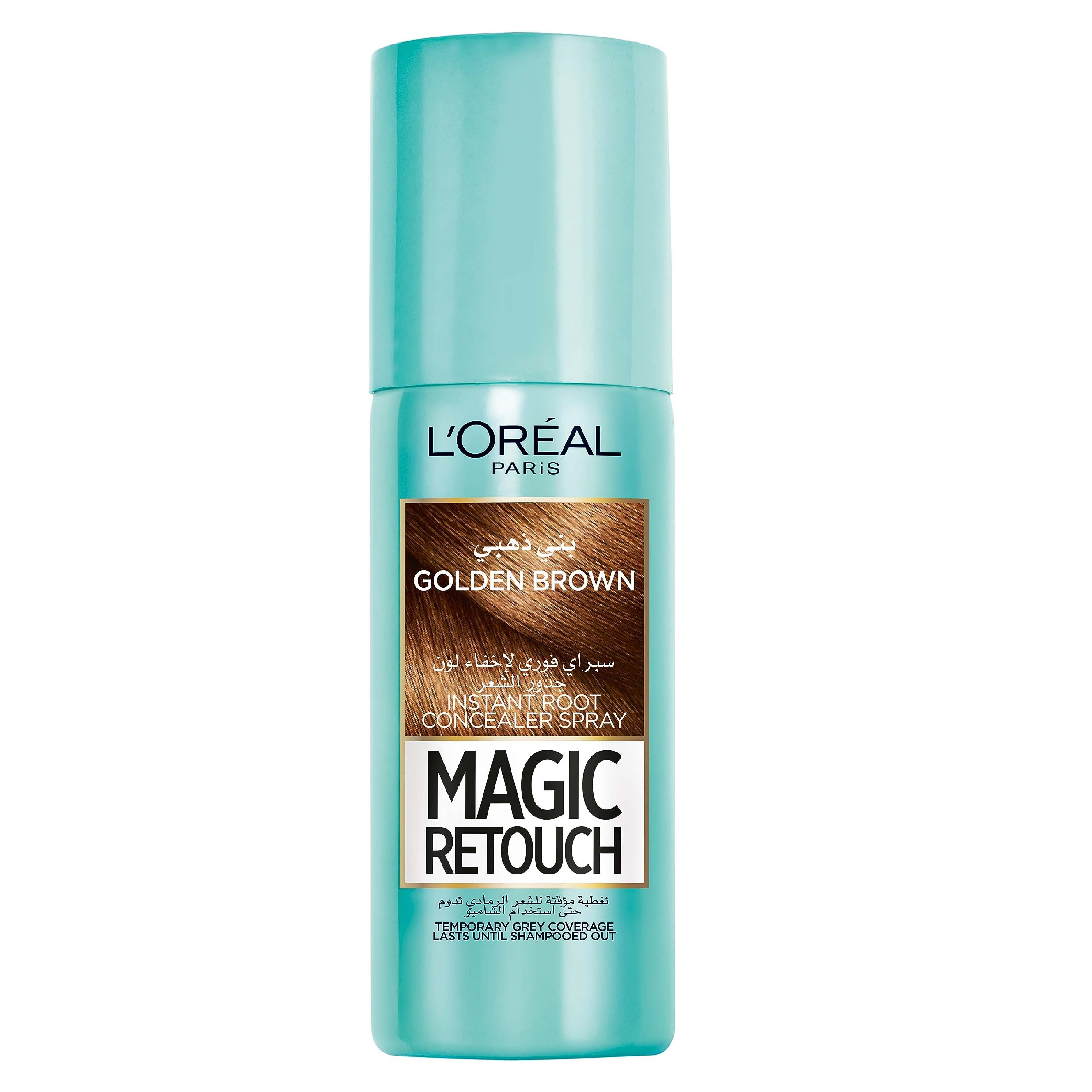 L’Oréal, Magic Retouch Instant Root Concealer Spray, Temporary root touch-up spray, Chestnut, 150ml